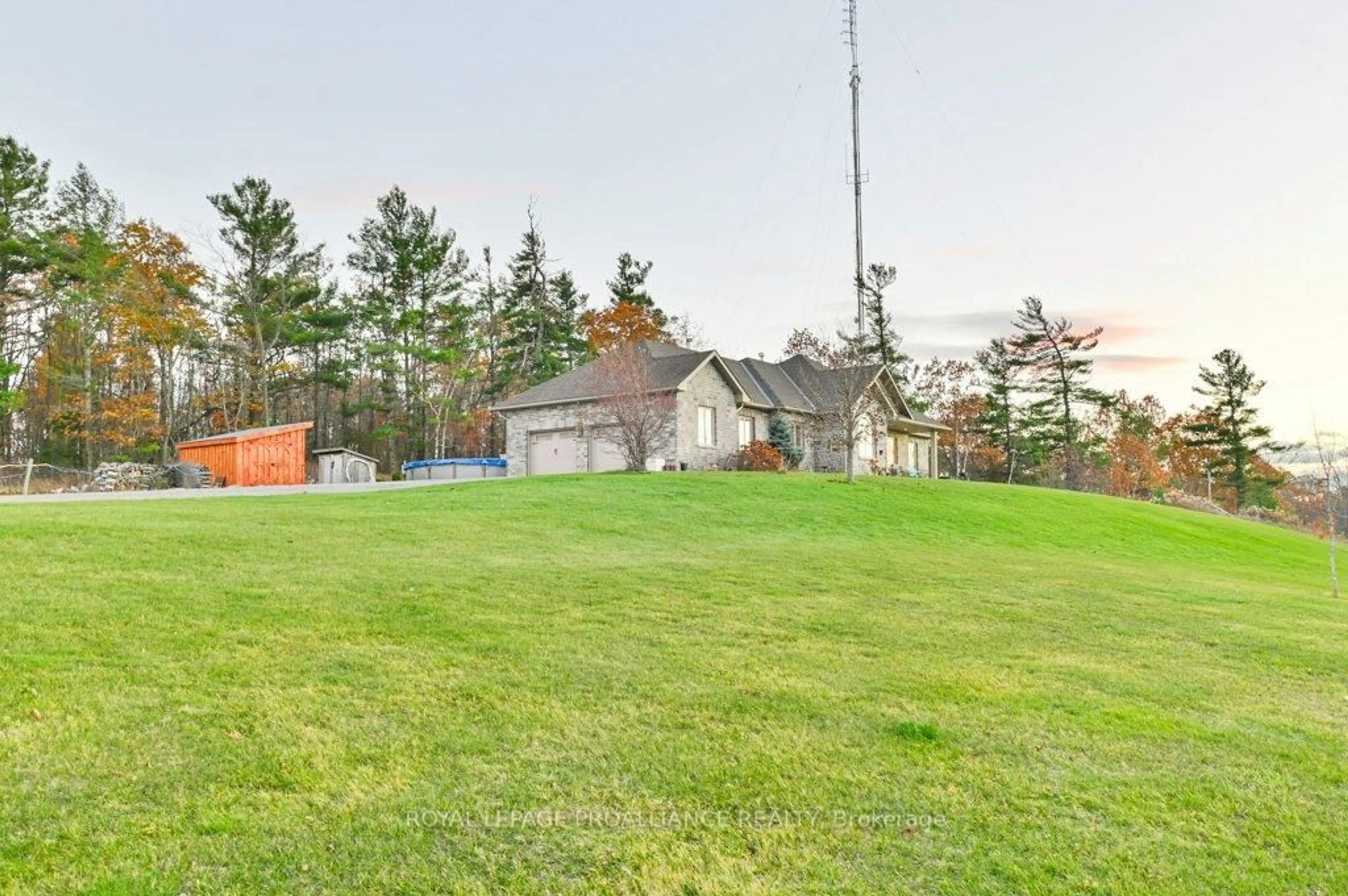 A pic from outside/outdoor area/front of a property/back of a property/a pic from drone, building for 23 Oak Lake Rd, Stirling Ontario K0K 3E0