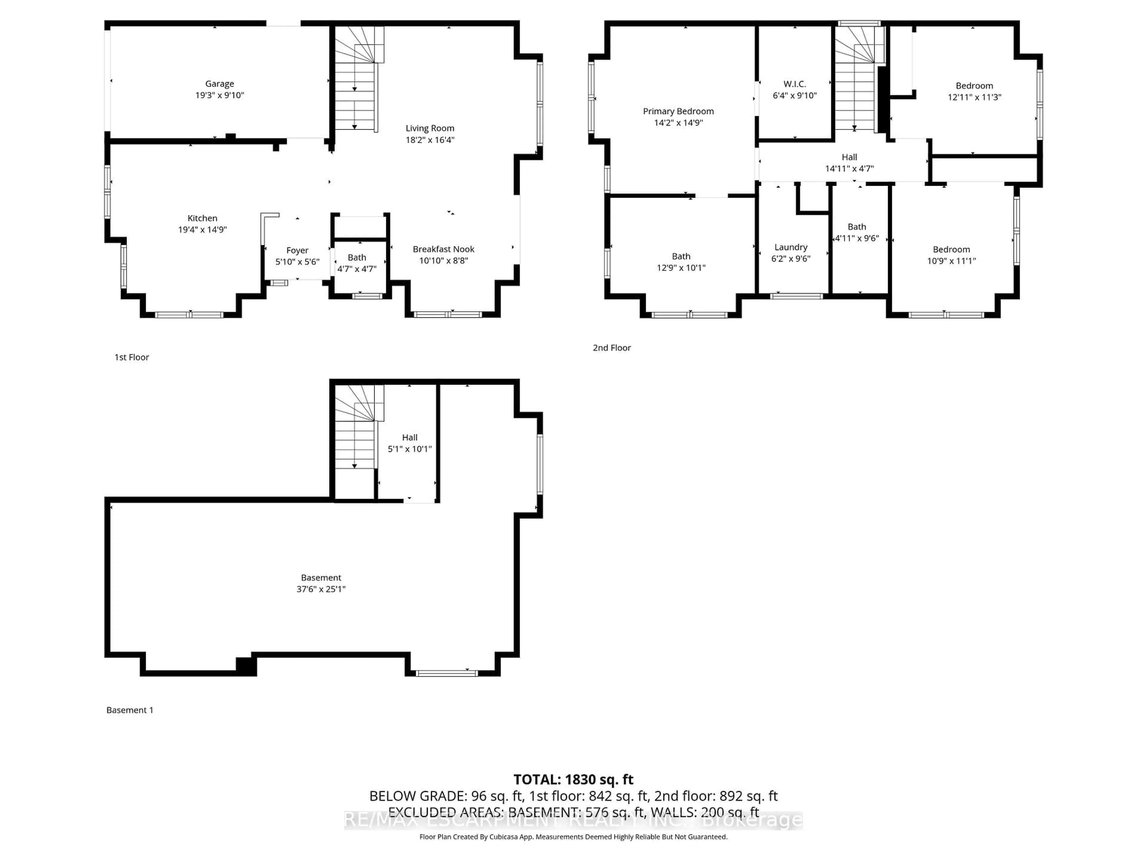 Floor plan for 107 Concession St #21, Cambridge Ontario N1R 2H2