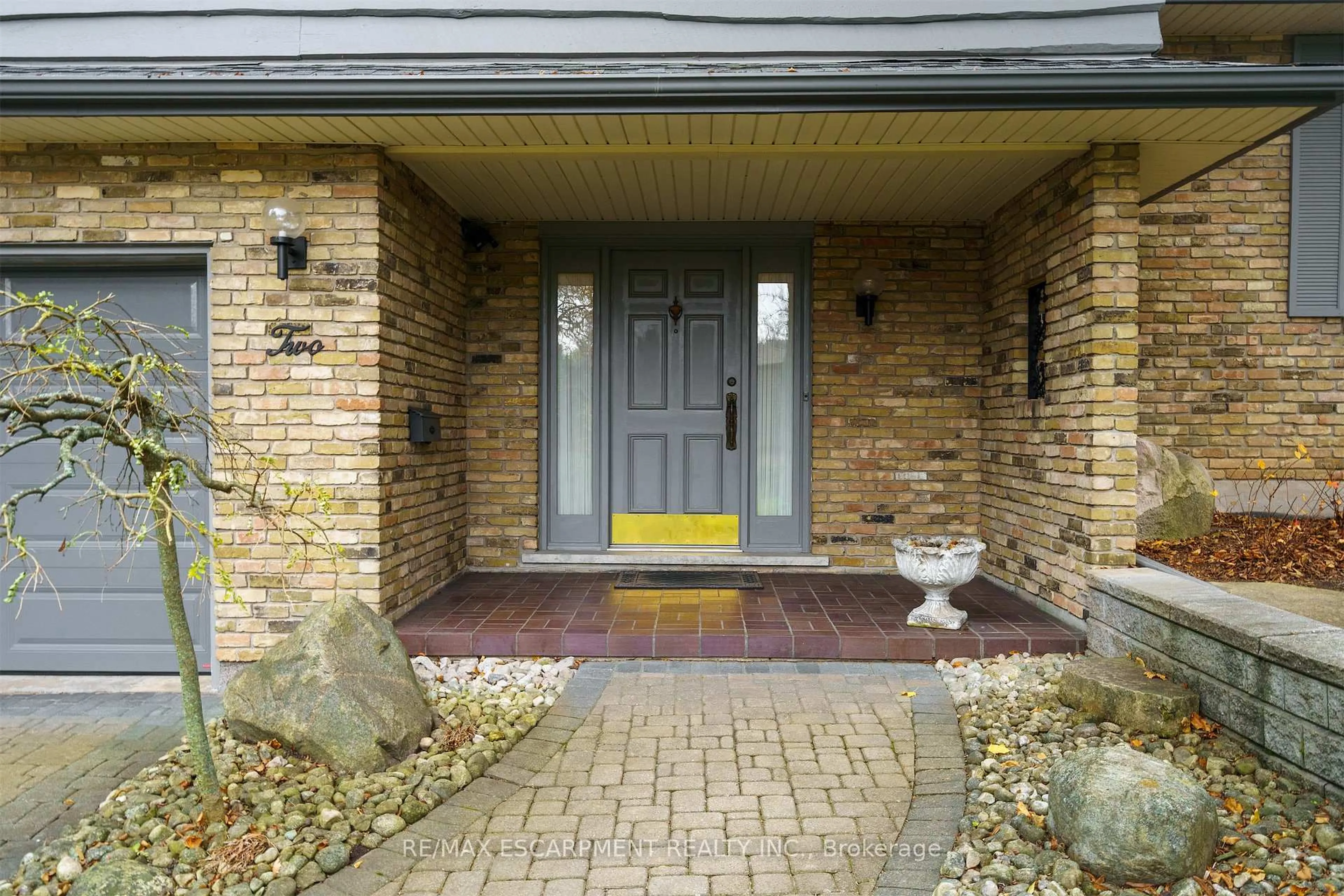 Home with brick exterior material, street for 2 Walnut Grve, Hamilton Ontario L9H 3M4