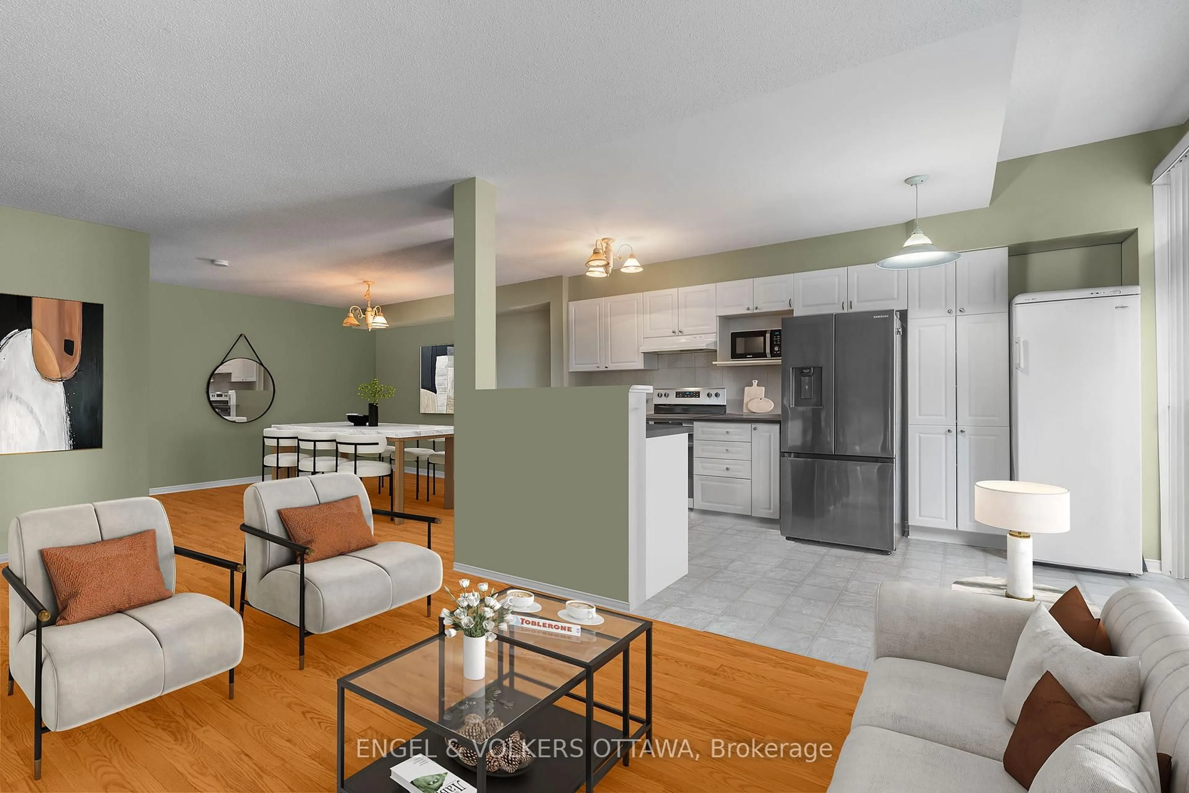 Open concept kitchen, unknown for 135 Challenge Cres, Ottawa Ontario K4A 0T9