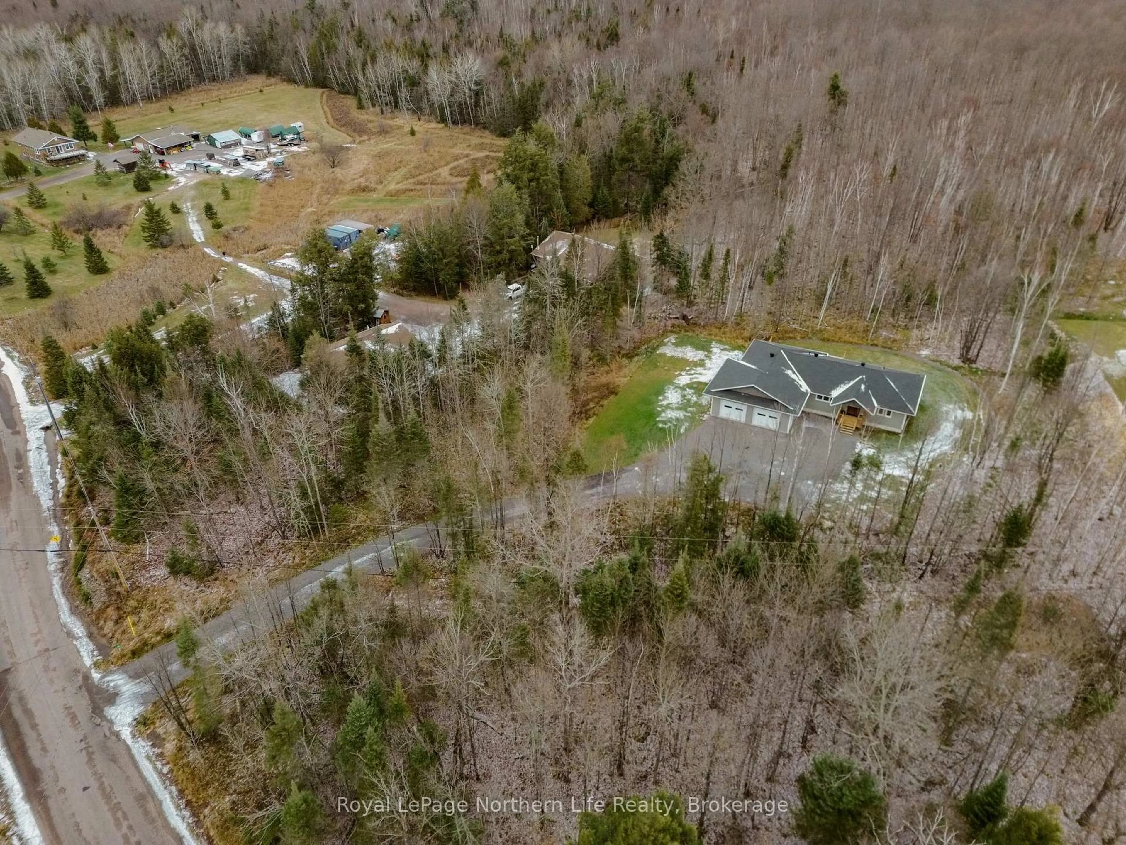 A pic from outside/outdoor area/front of a property/back of a property/a pic from drone, unknown for 241 Guillemette Rd, East Ferris Ontario P0H 1K0