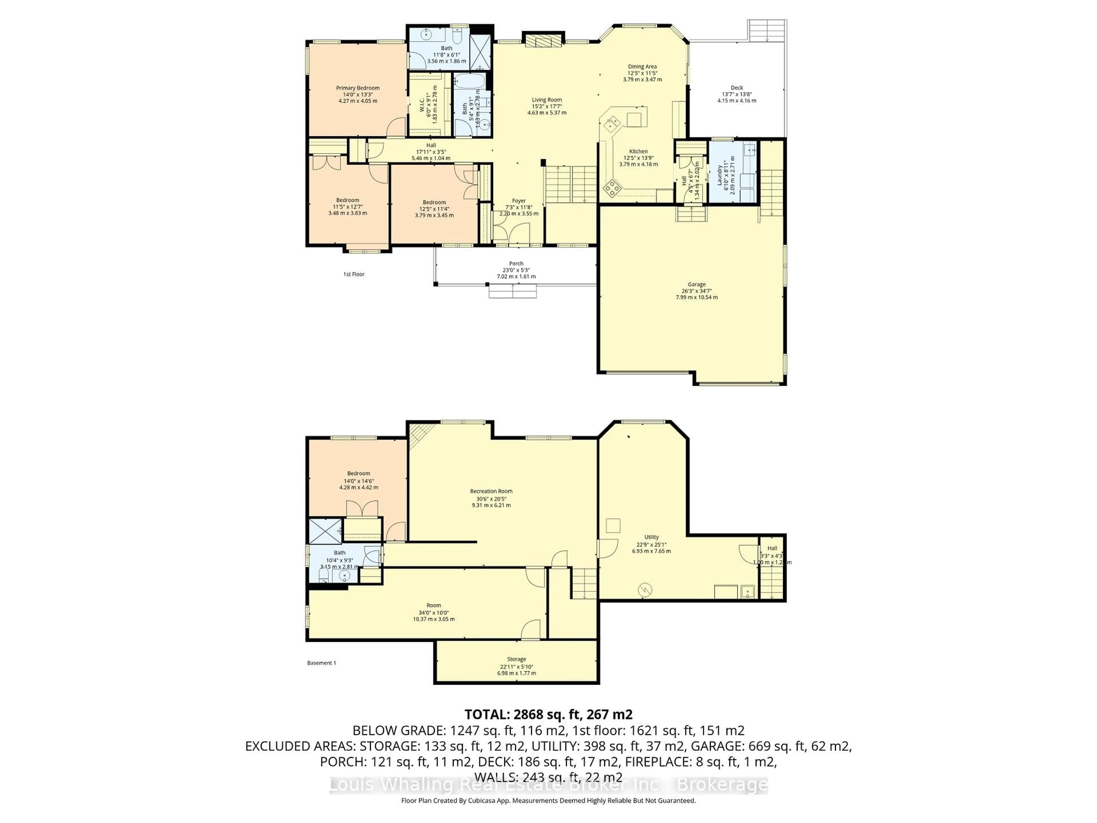 Floor plan for 405 2nd St, Hanover Ontario N4N 3T9