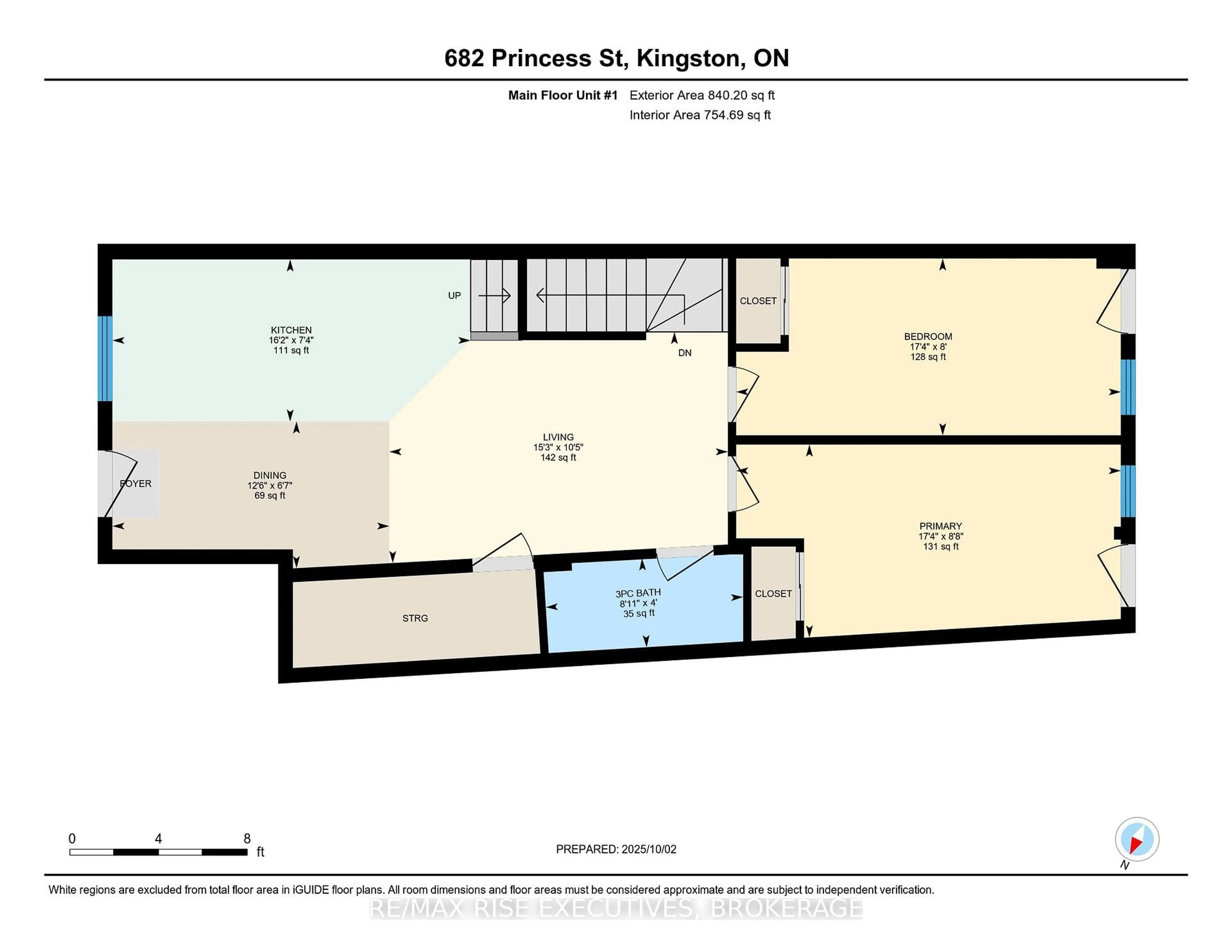 Floor plan for 682 Princess St, Kingston Ontario K7L 1E7