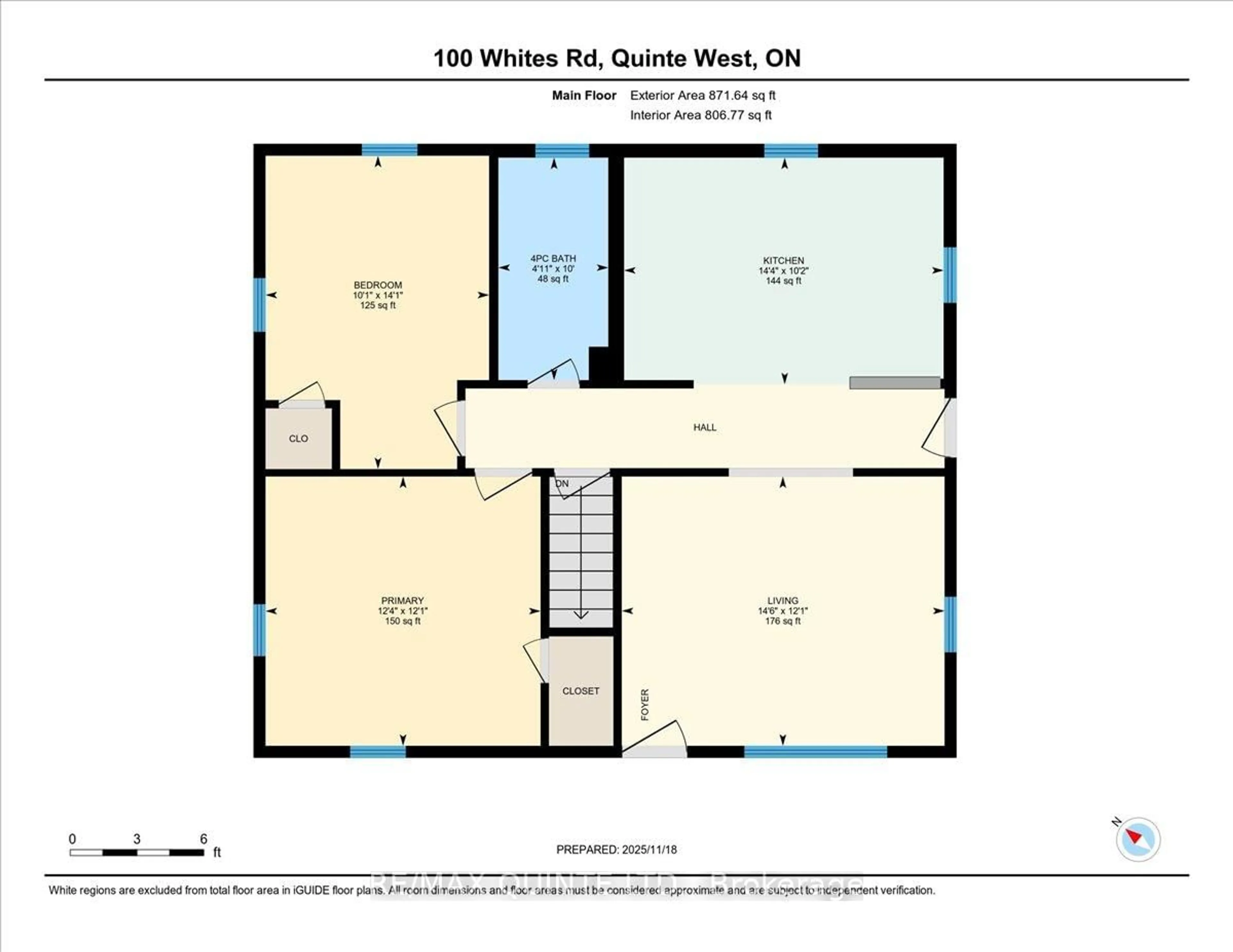 Floor plan for 100 Whites Rd, Quinte West Ontario K8V 5P5