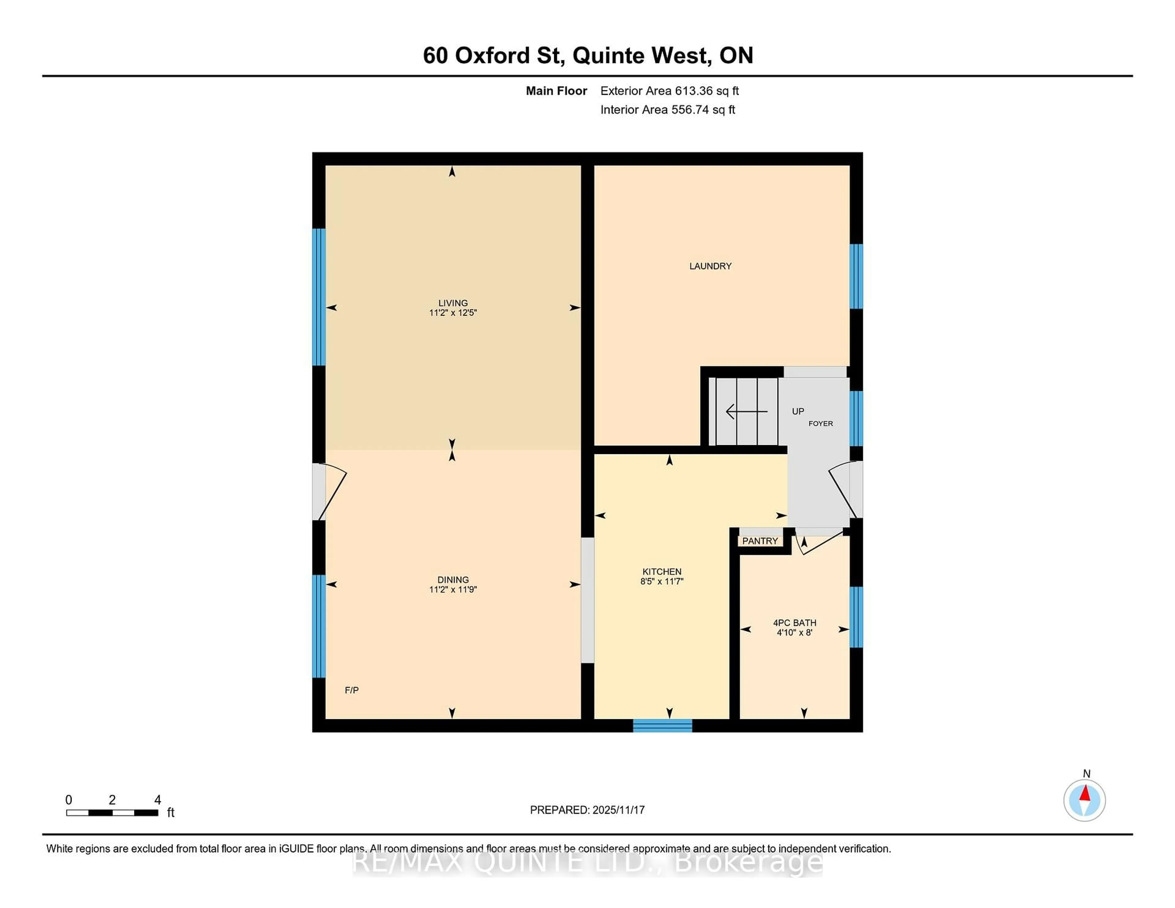 Floor plan for 60 Oxford Rd, Hastings Ontario K0K 2C0