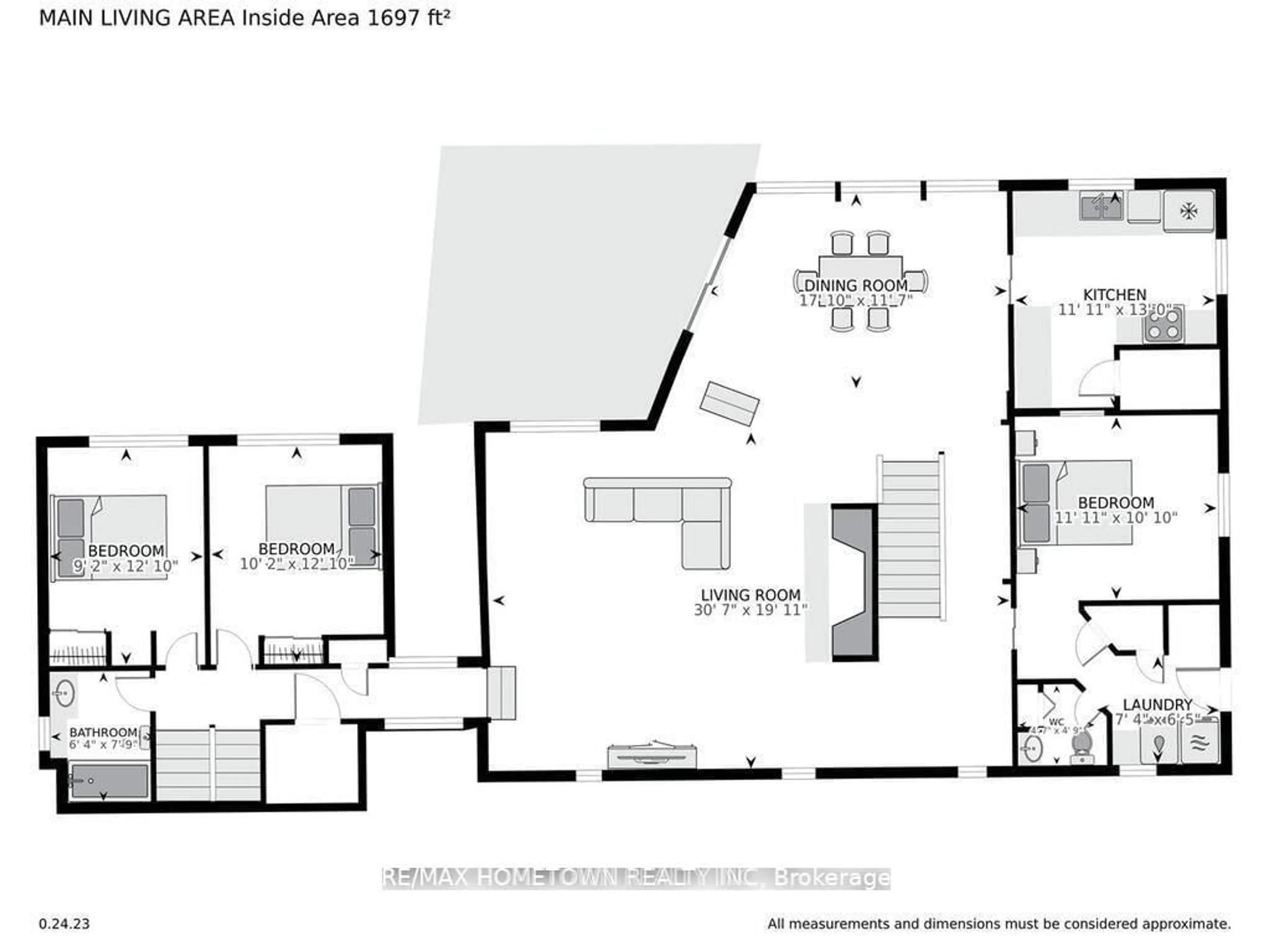 Floor plan for 205 Brockmere Cliff Rd, Elizabethtown-Kitley Ontario K6V 5T3