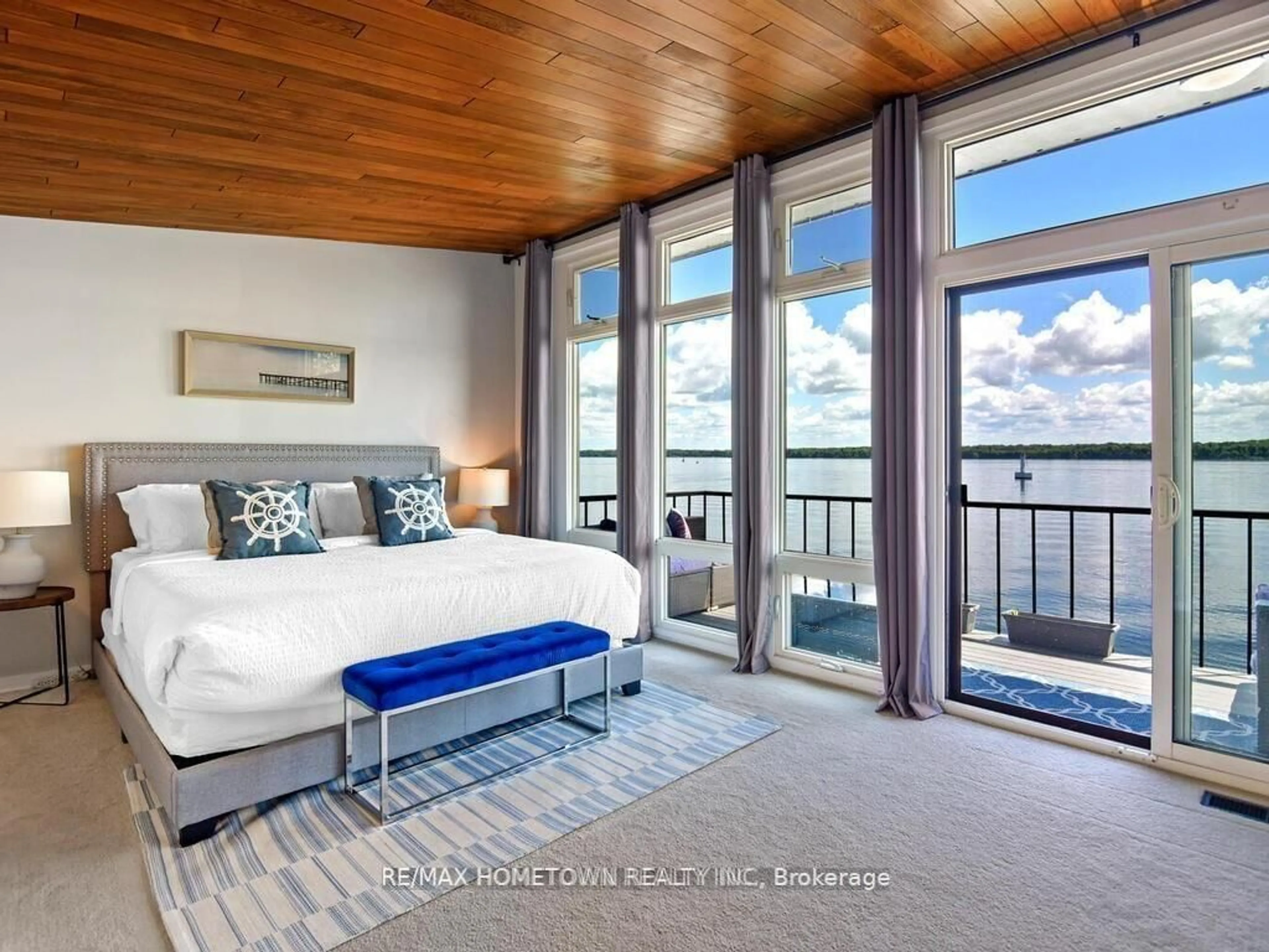 Bedroom with bed, unknown for 205 Brockmere Cliff Rd, Elizabethtown-Kitley Ontario K6V 5T3