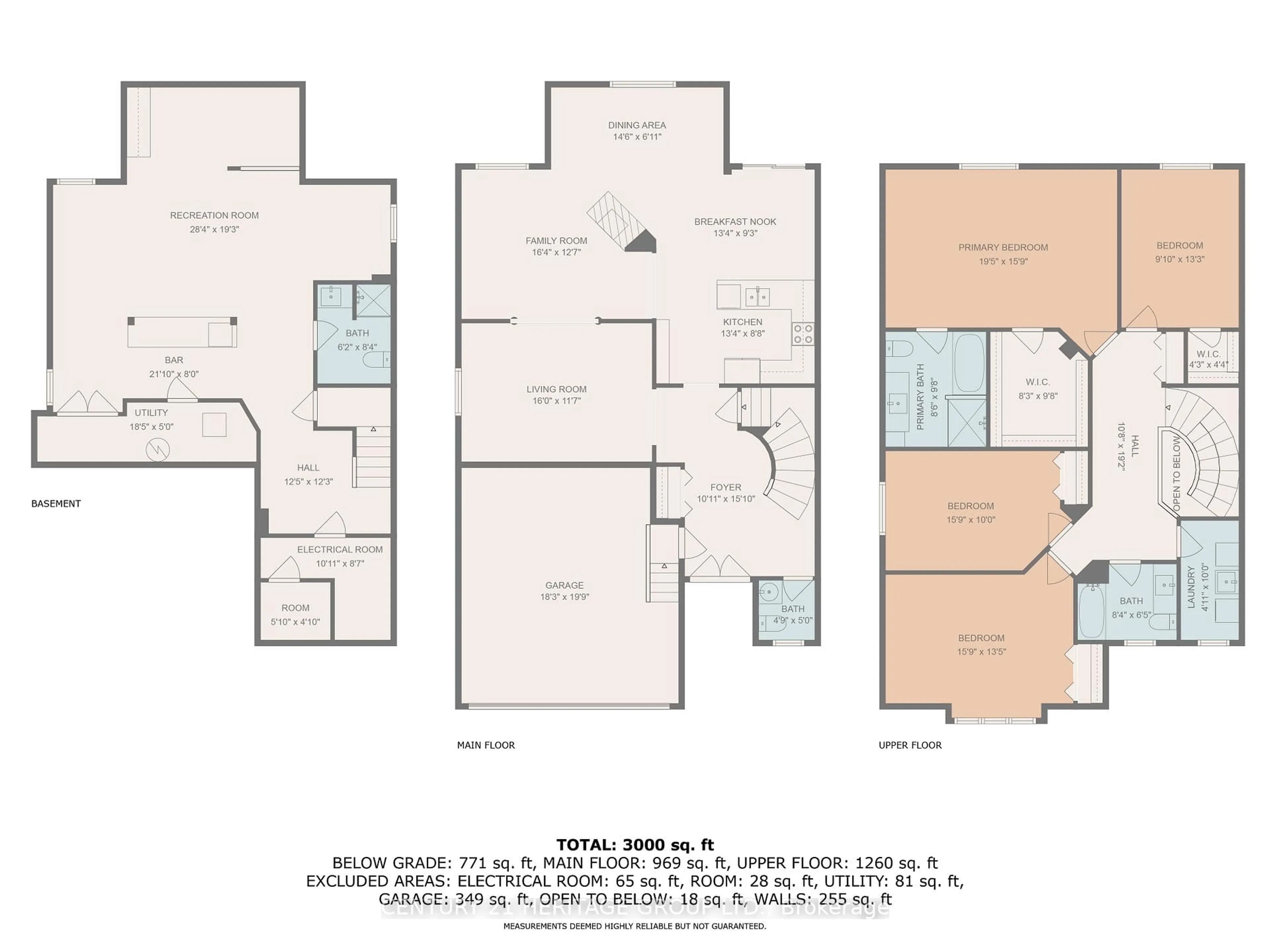 Floor plan for 205 Braithwaite Ave, Hamilton Ontario L9G 5A6