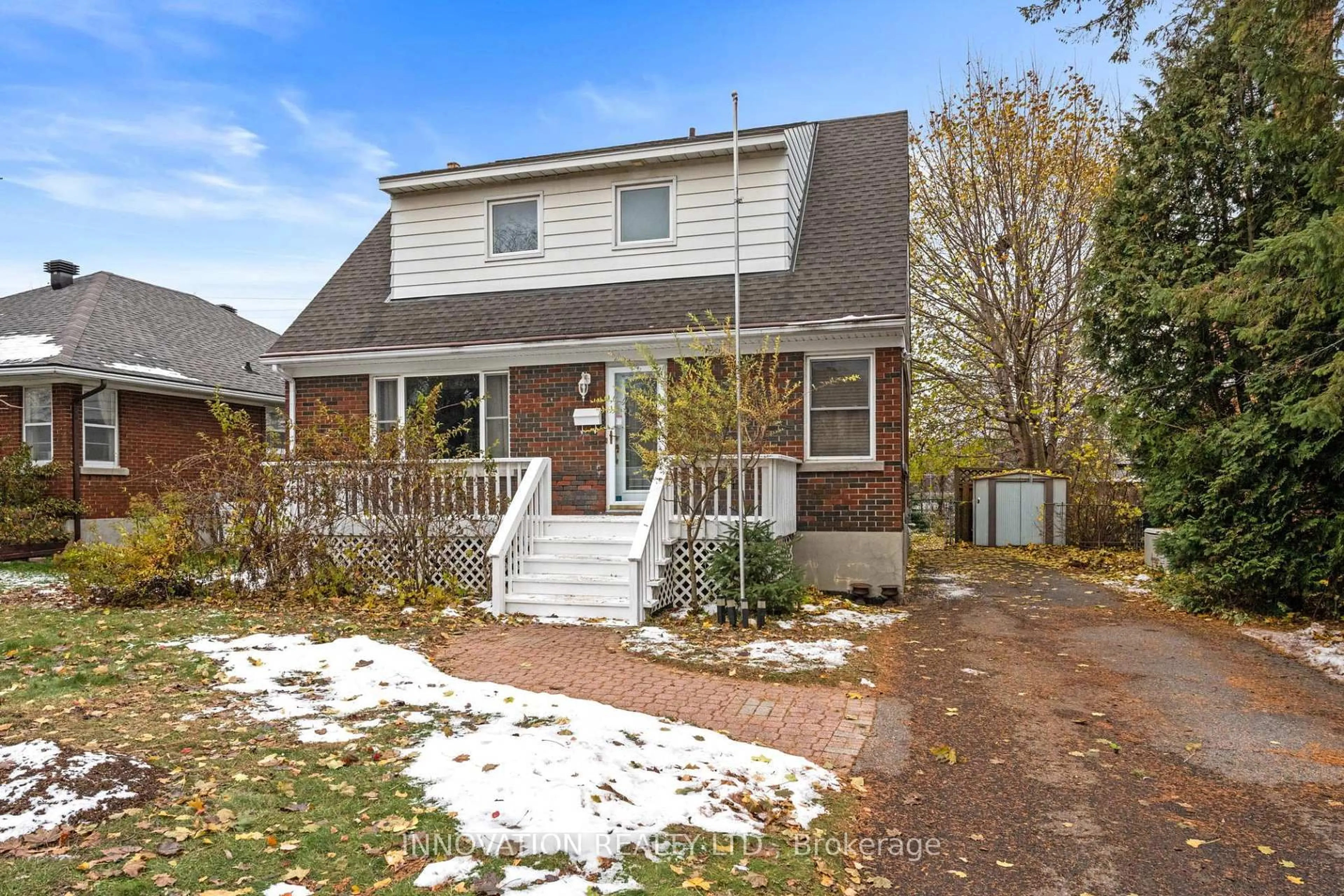 Home with brick exterior material, street for 542 Wolffdale Cres, Ottawa Ontario K1K 1N5