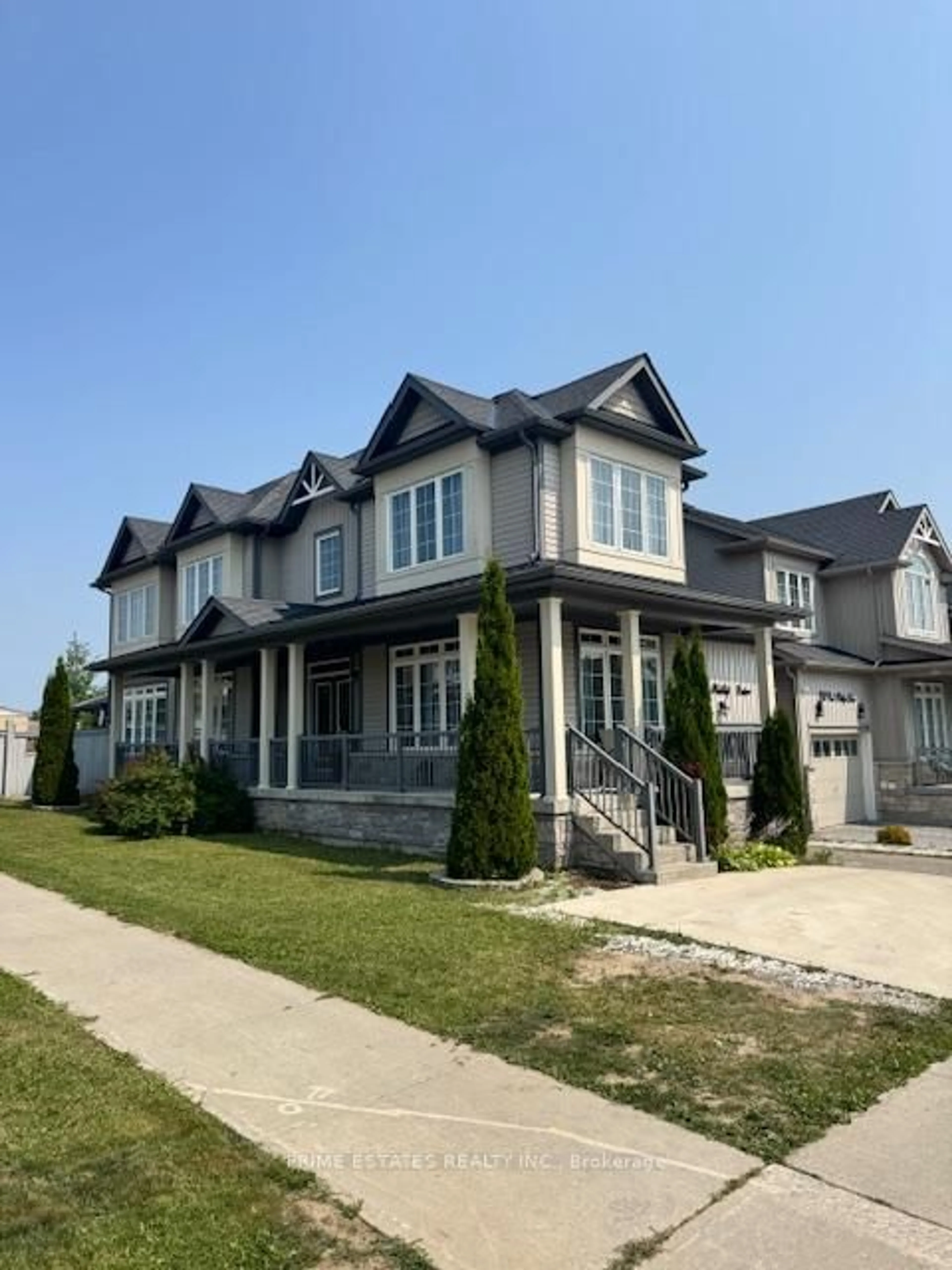 Home with vinyl exterior material, street for 340 Col Phillips Dr, Shelburne Ontario L9V 3W1