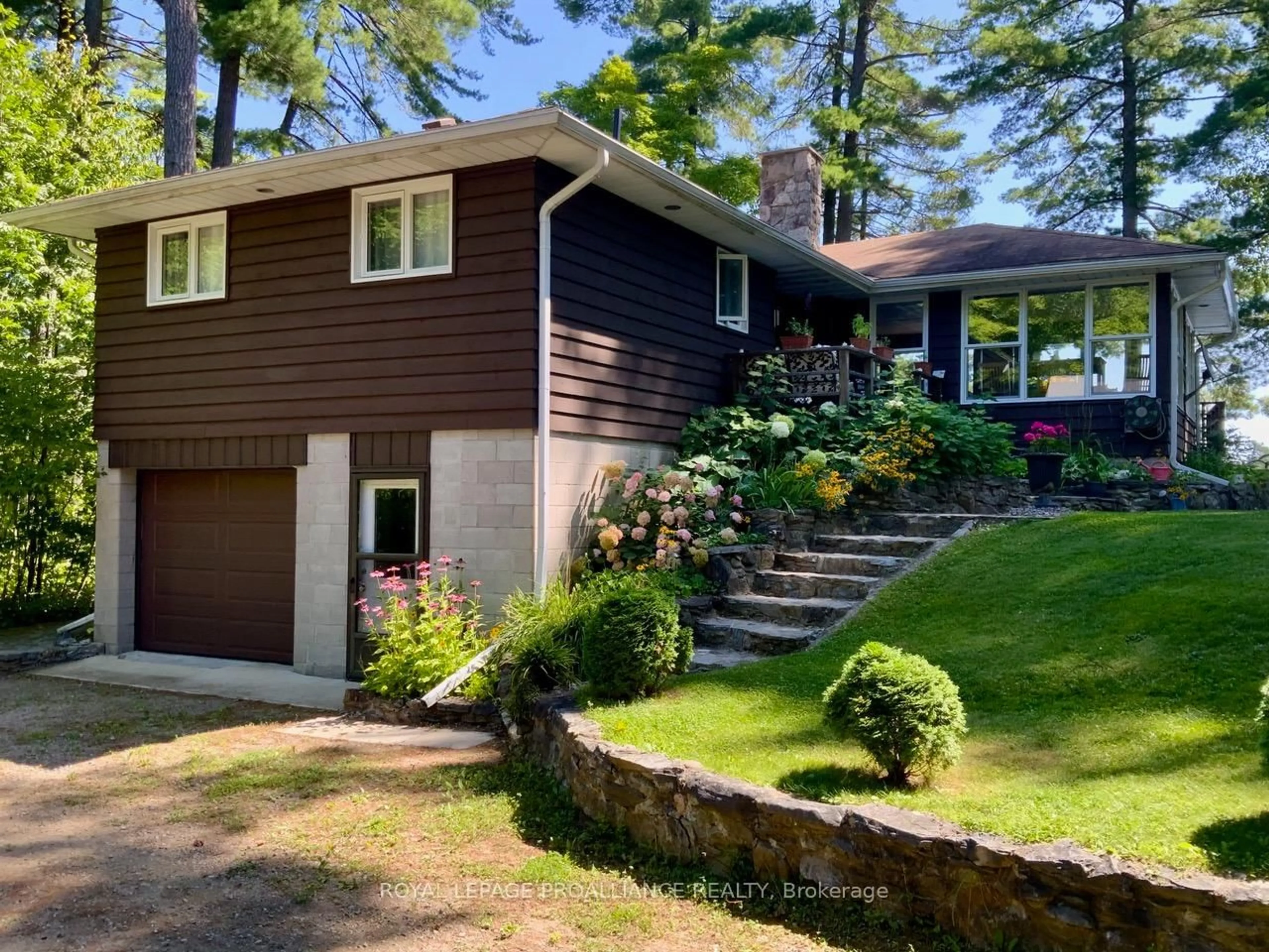 Home with vinyl exterior material, street for 1022 Fosters Lane, Cloyne Ontario K0H 1K0