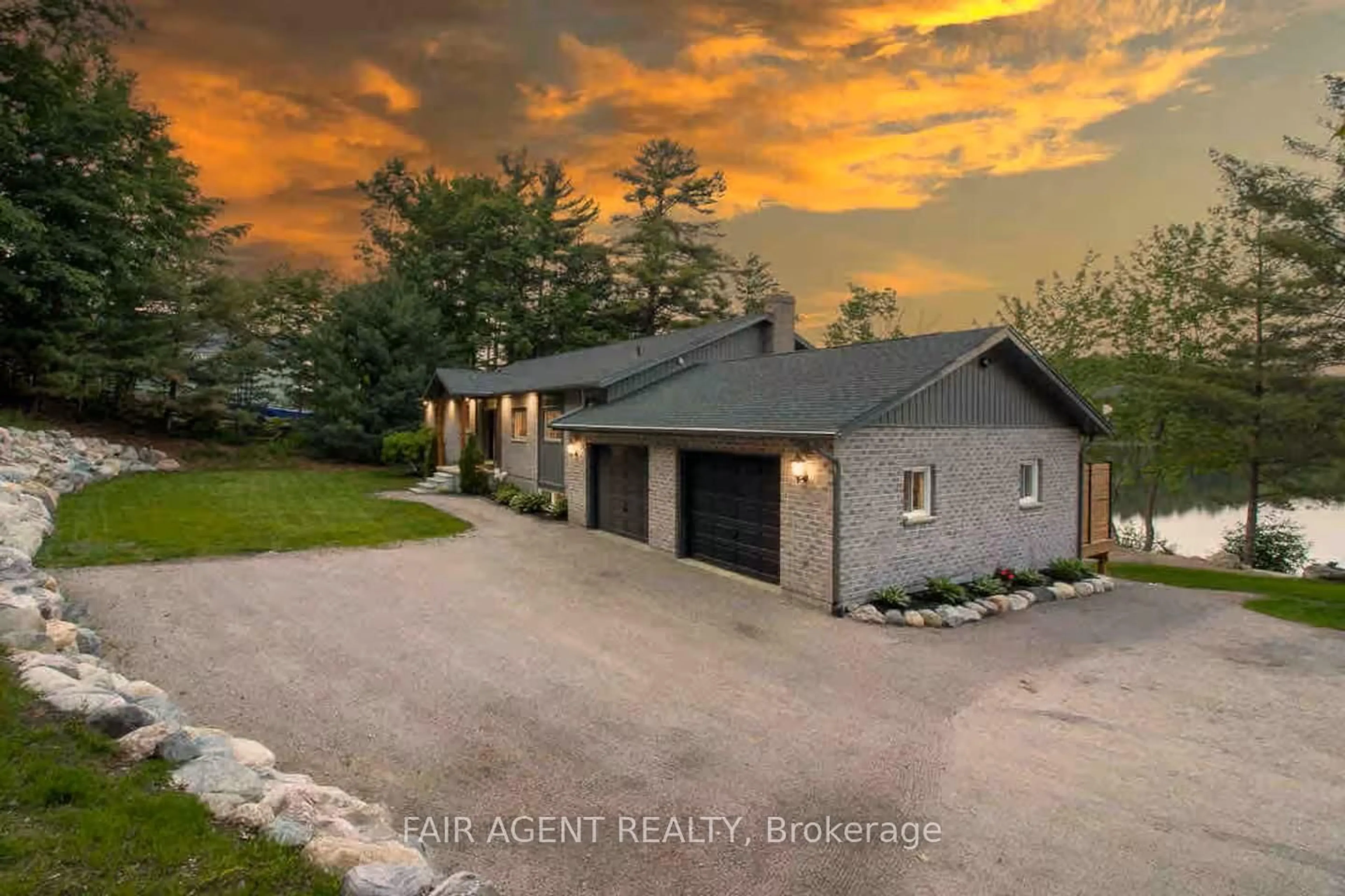 A pic from outside/outdoor area/front of a property/back of a property/a pic from drone, street for 849 Dry Pine Bay Rd, French River Ontario P0M 1A0