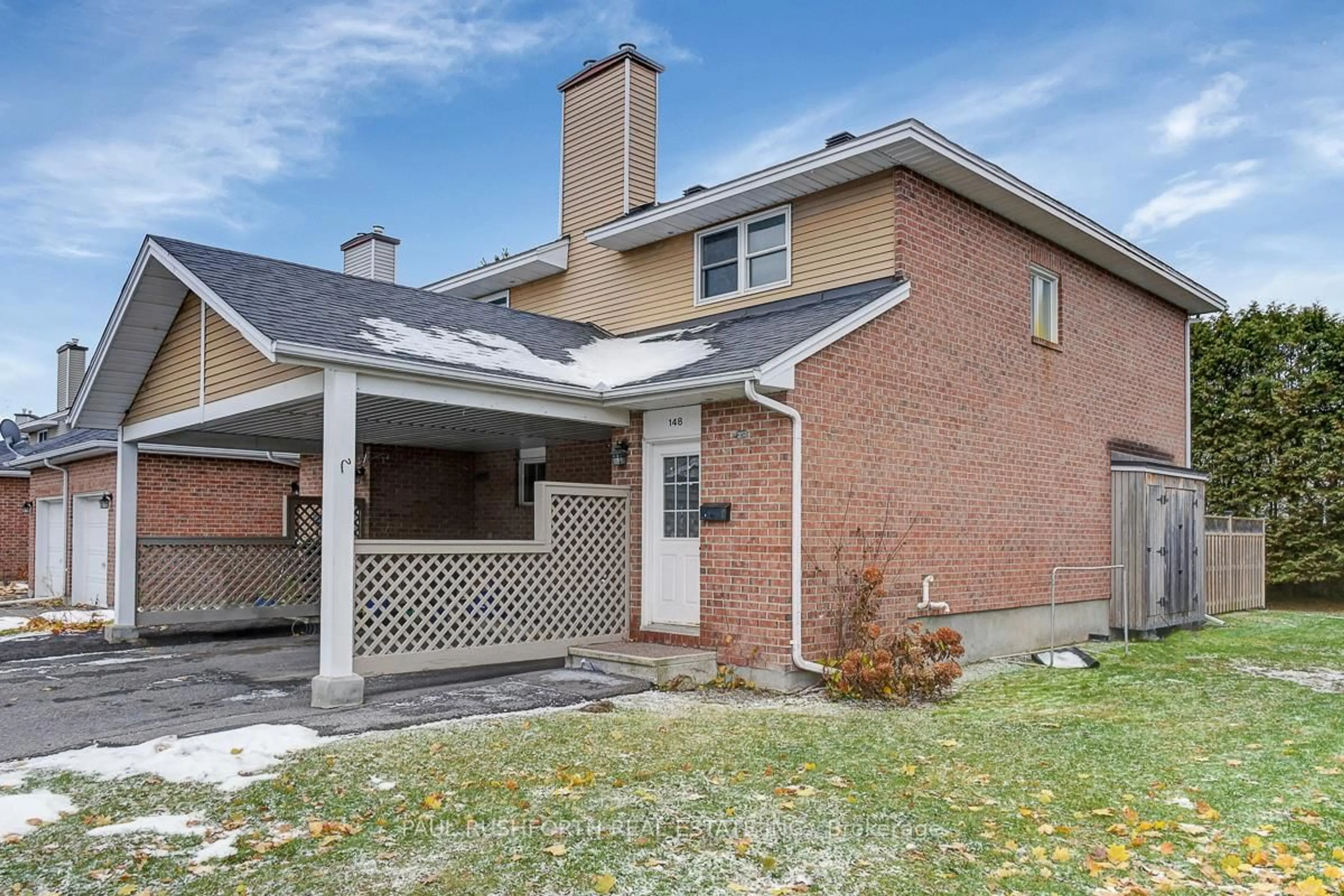 Home with brick exterior material, street for 148 Bentbrook Cres, Ottawa Ontario K2J 3Y3