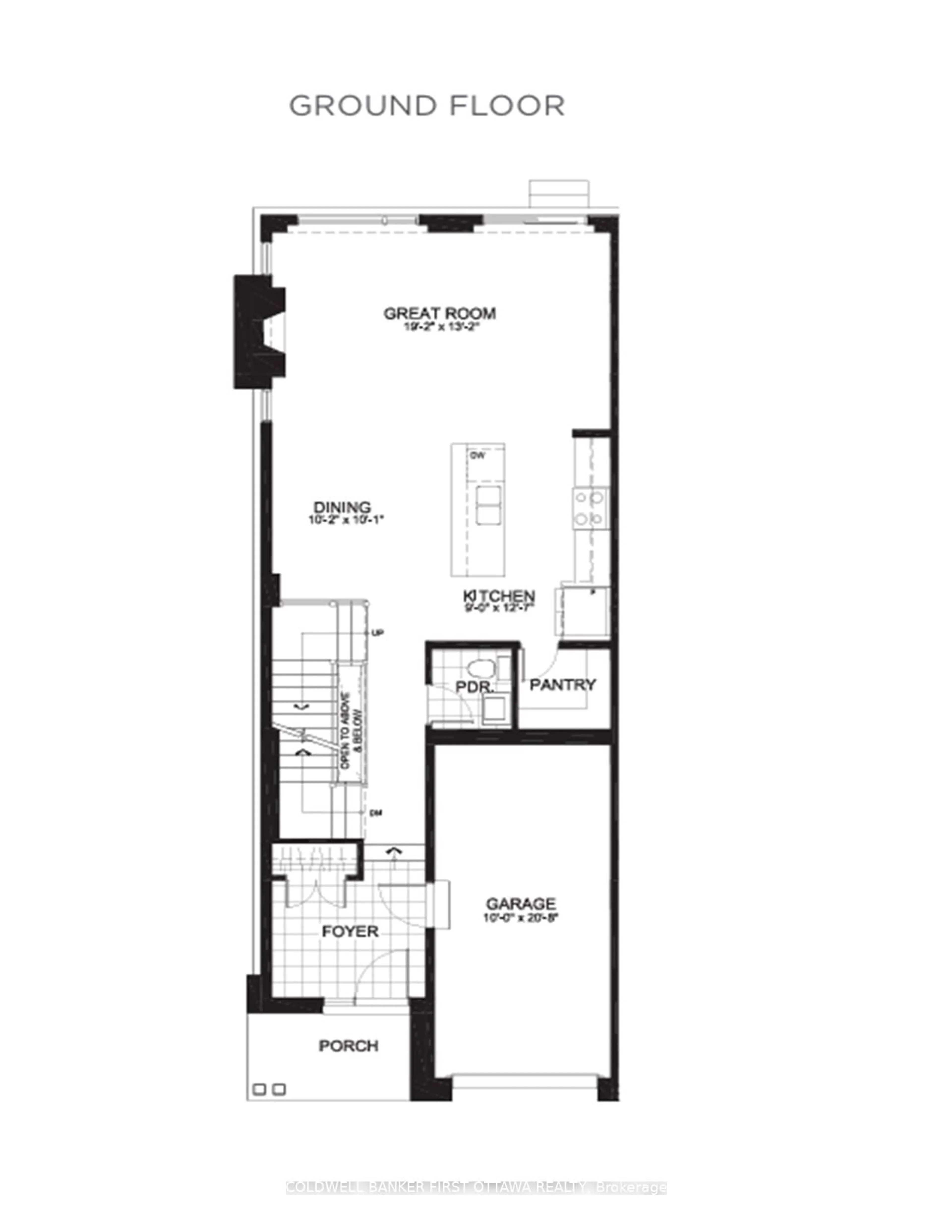Floor plan for 1186 SPOOR St, Kanata Ontario K2W 0N4