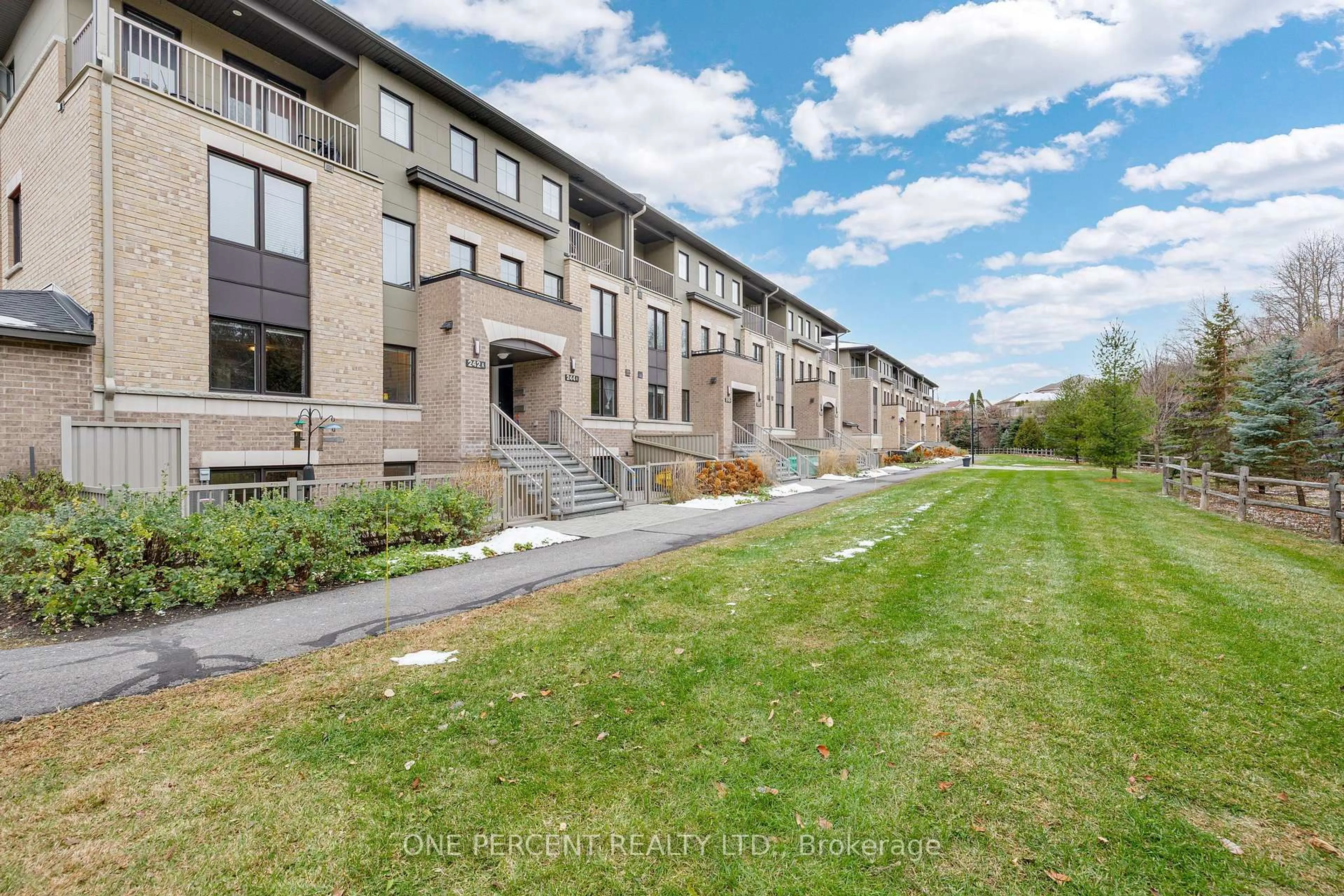 A pic from outside/outdoor area/front of a property/back of a property/a pic from drone, unknown for 242A Titanium Private, Ottawa Ontario K1C 0A5