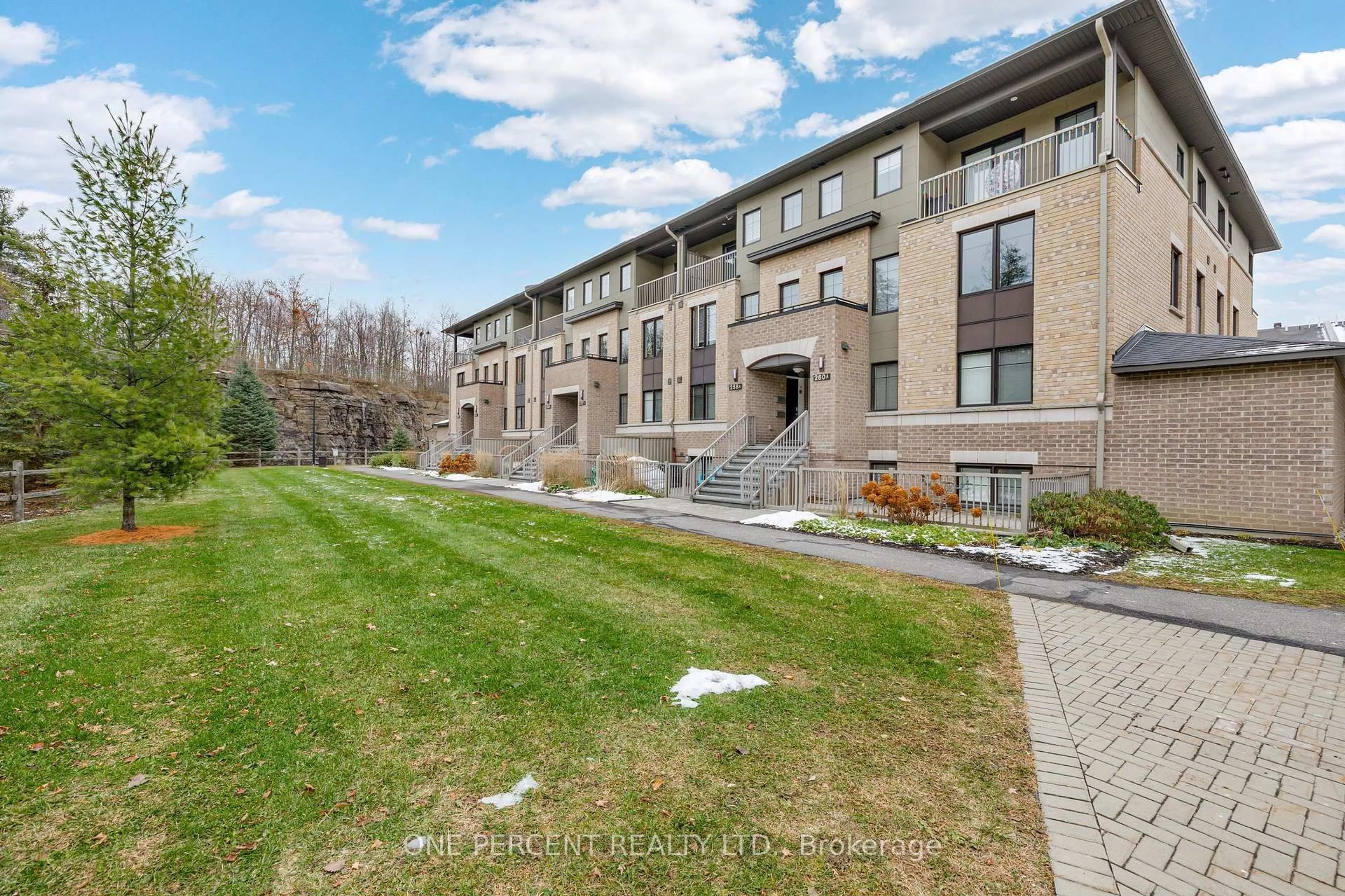 A pic from outside/outdoor area/front of a property/back of a property/a pic from drone, unknown for 242A Titanium Private, Ottawa Ontario K1C 0A5