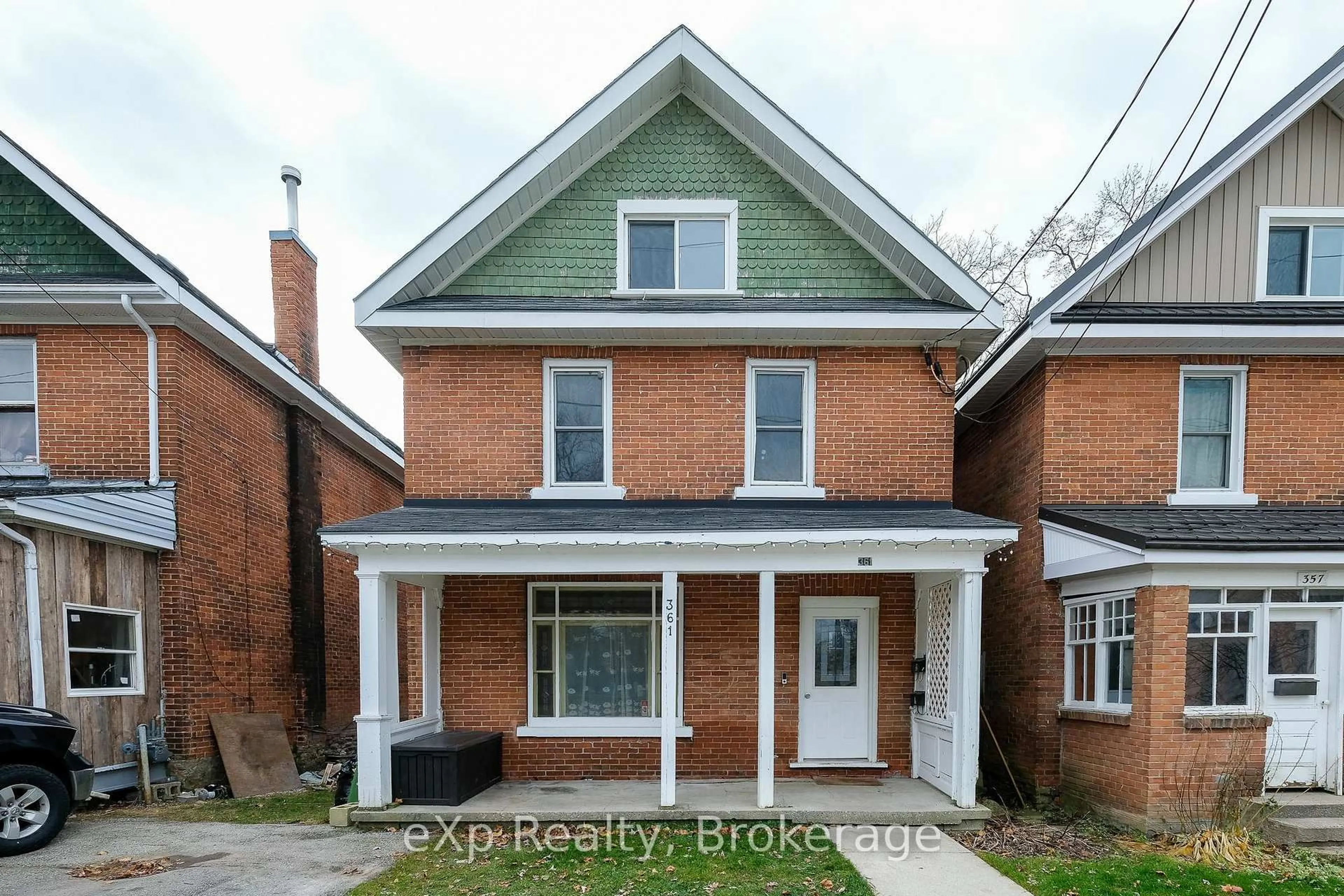 Home with brick exterior material, street for 361 12th St, Owen Sound Ontario N4K 1W1