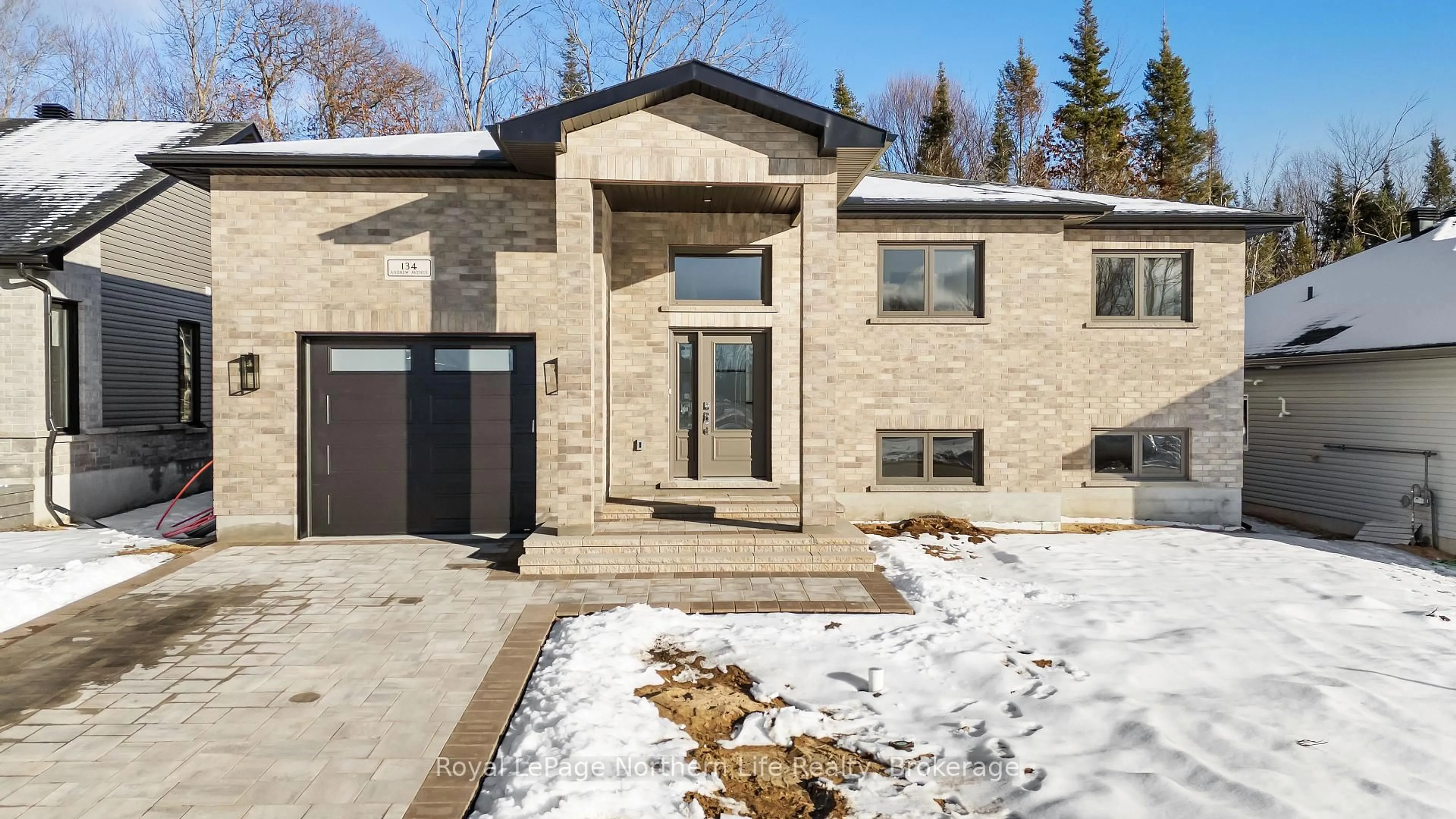 Home with brick exterior material, street for 134 Andrew Ave, North Bay Ontario P1B 0G8