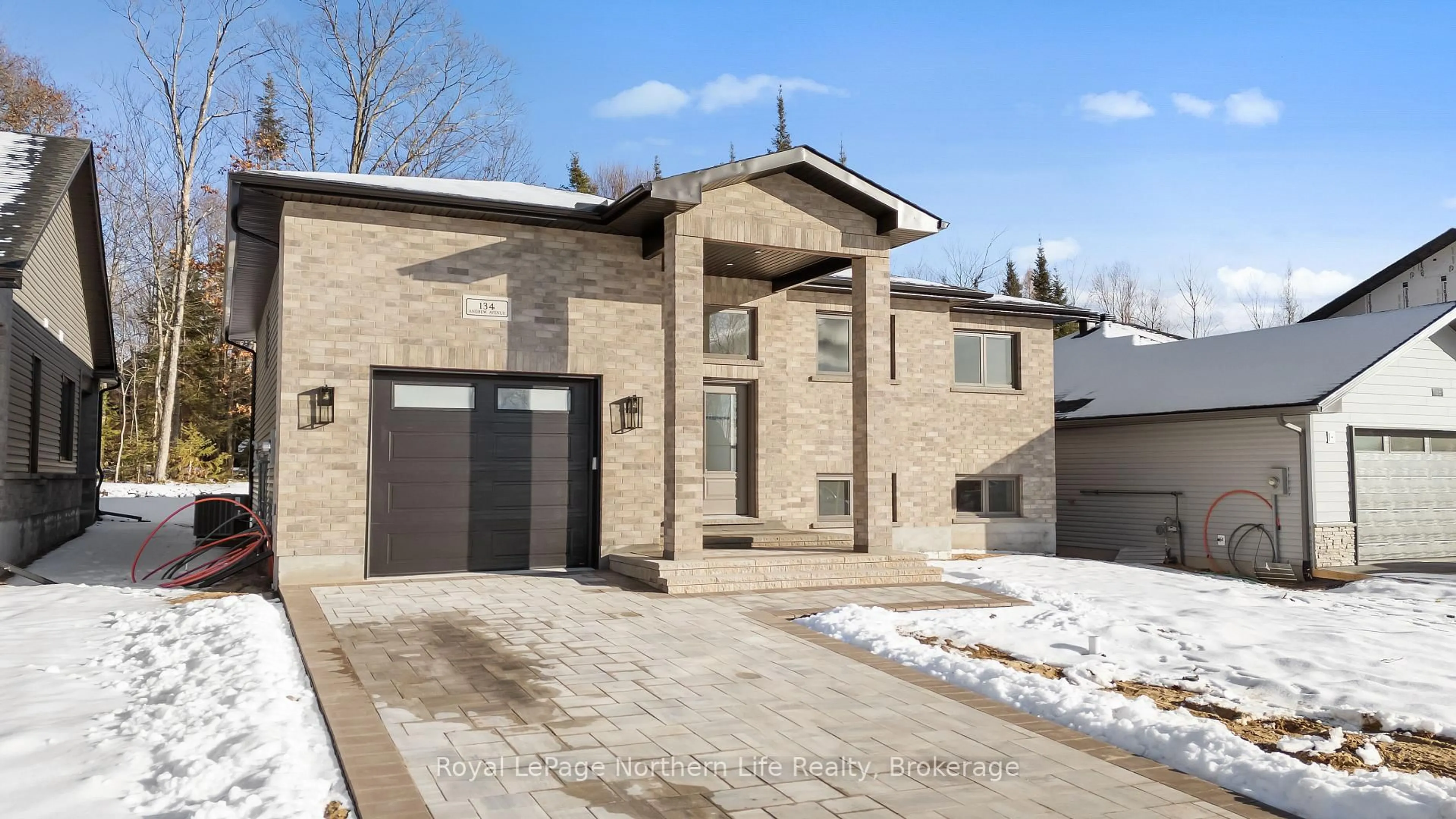 Home with brick exterior material, street for 134 Andrew Ave, North Bay Ontario P1B 0G8