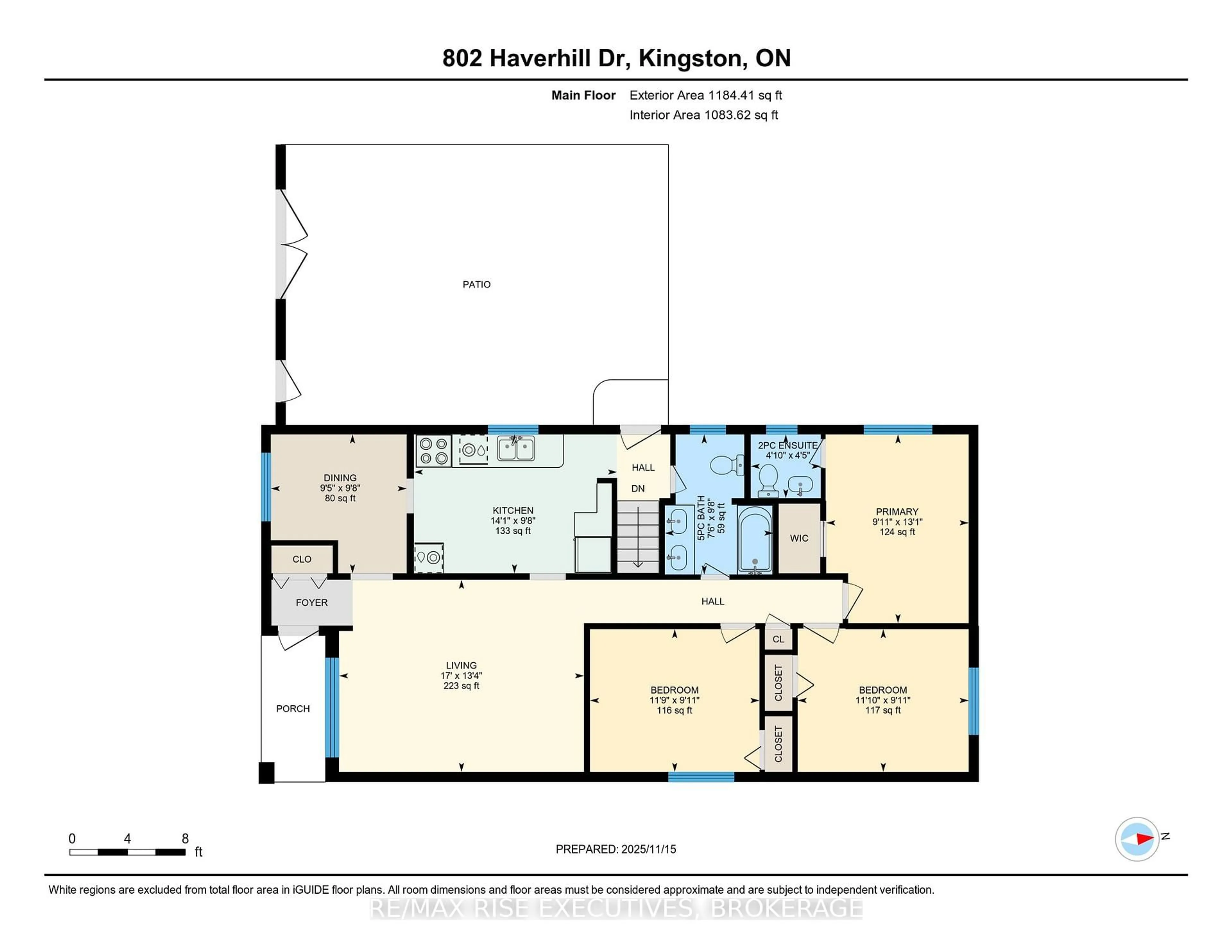 Floor plan for 802 Haverhill Dr, Kingston Ontario K7M 4V2