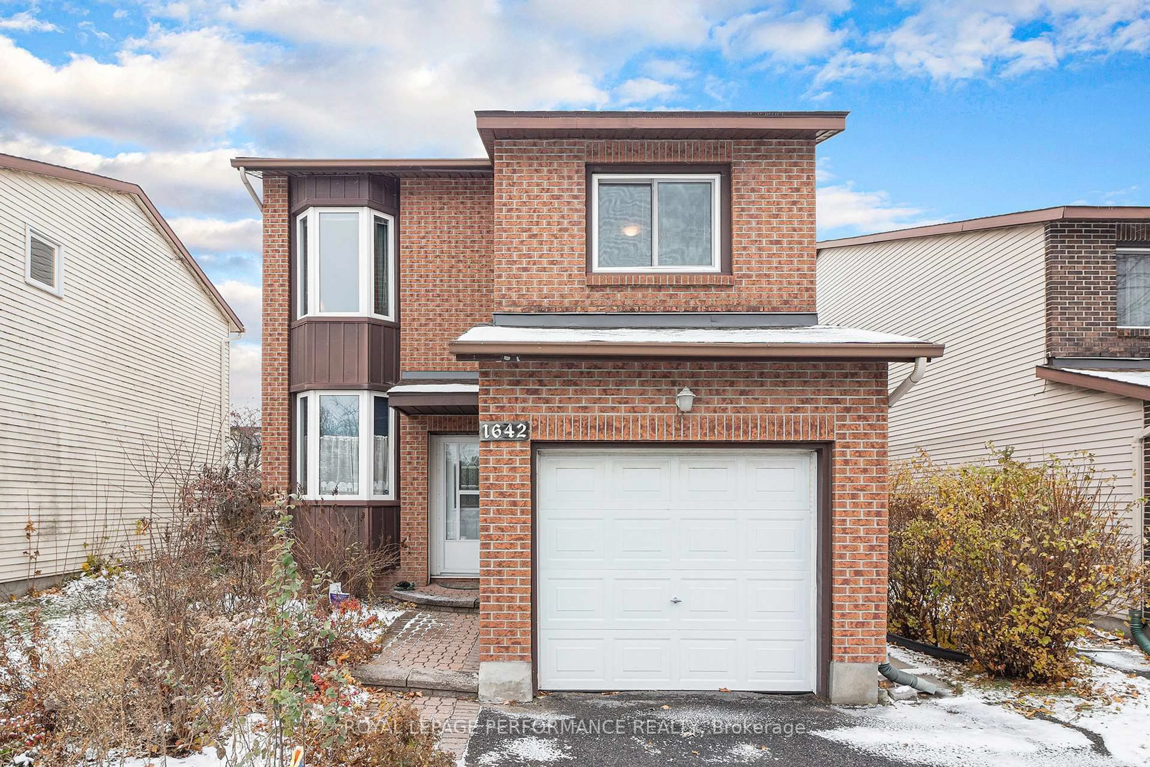 Home with brick exterior material, street for 1642 Prestwick Dr, Orleans Ontario K1E 2Y1