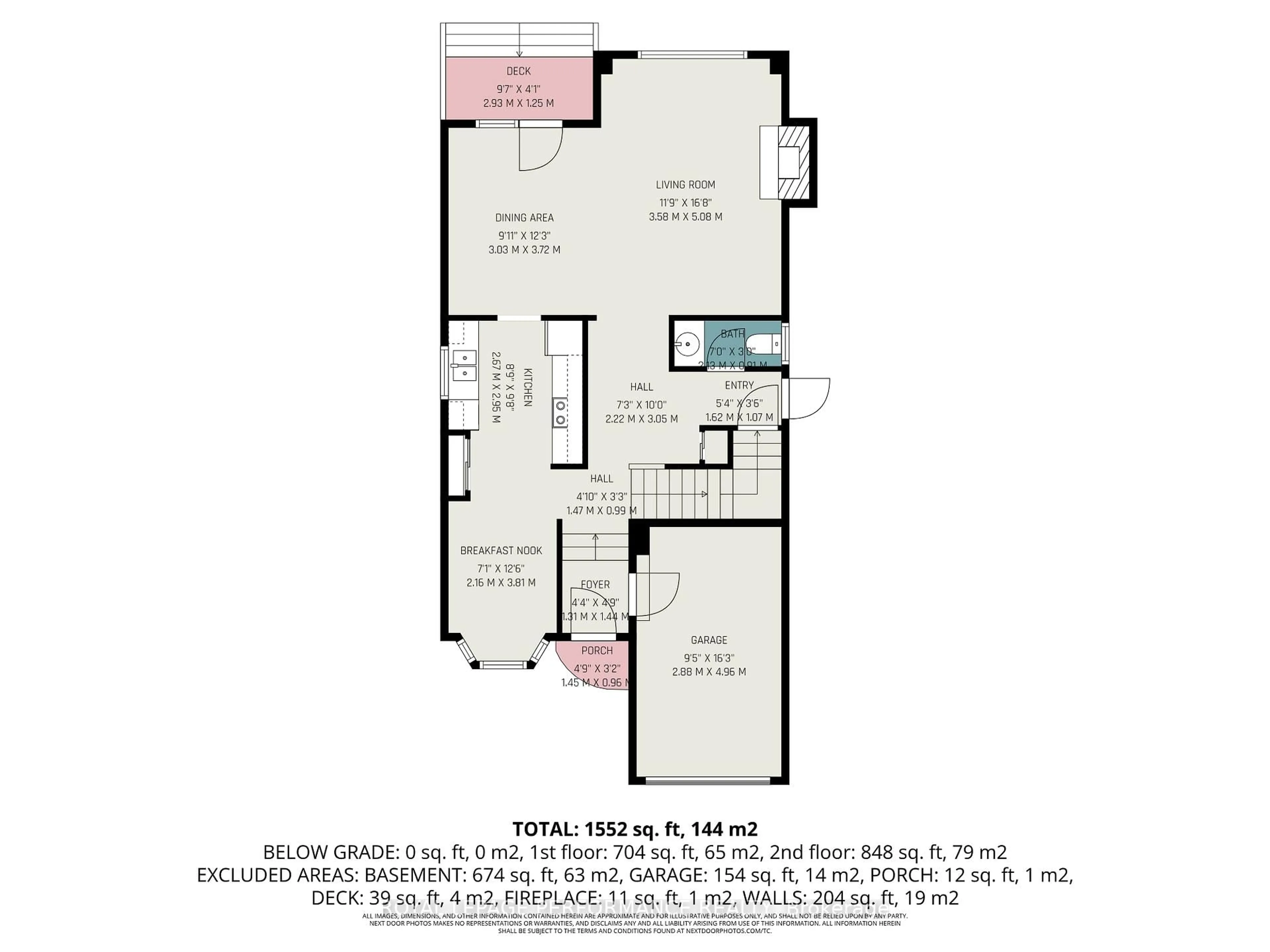 Floor plan for 1642 Prestwick Dr, Orleans Ontario K1E 2Y1