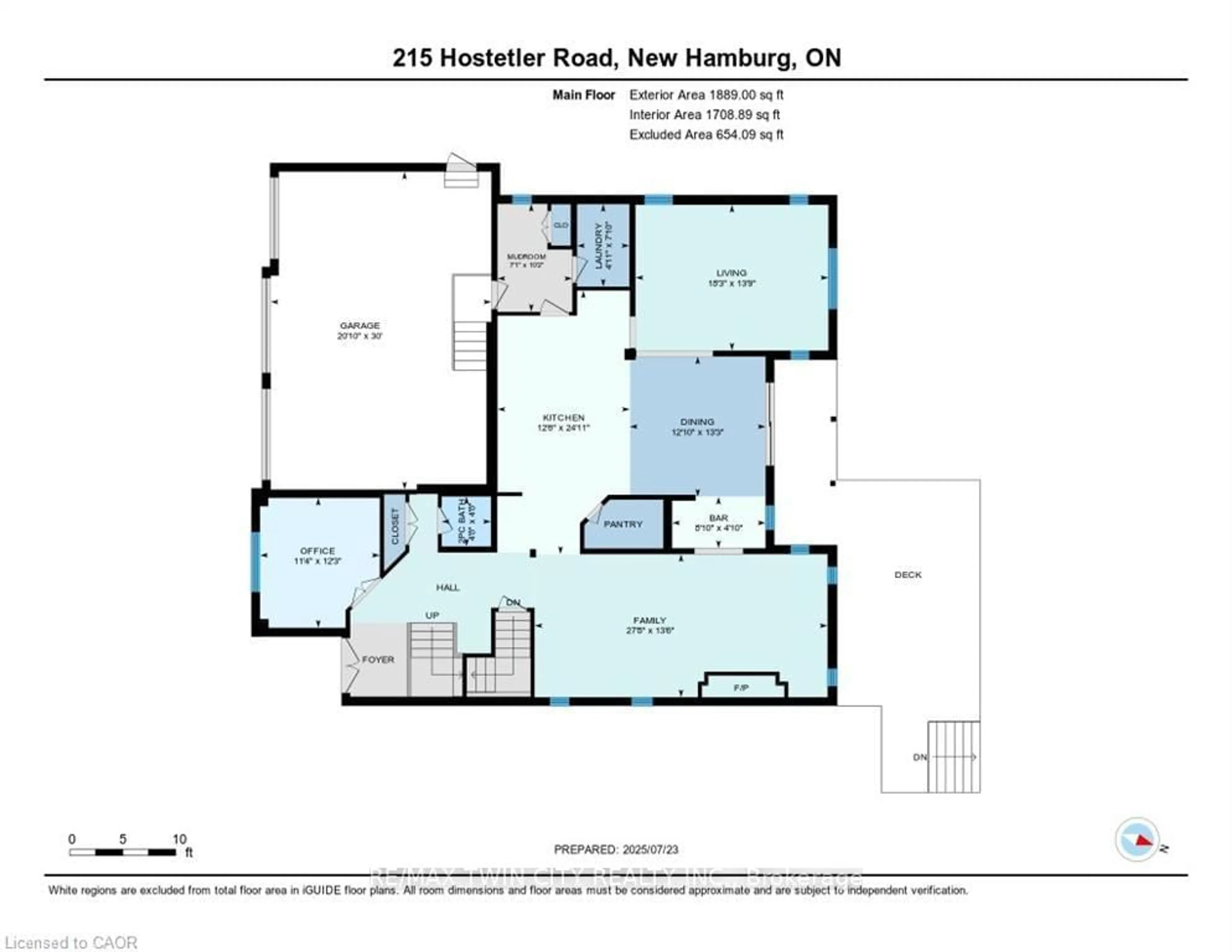Floor plan for 215 Hostetler Rd, Wilmot Ontario N3A 0B1