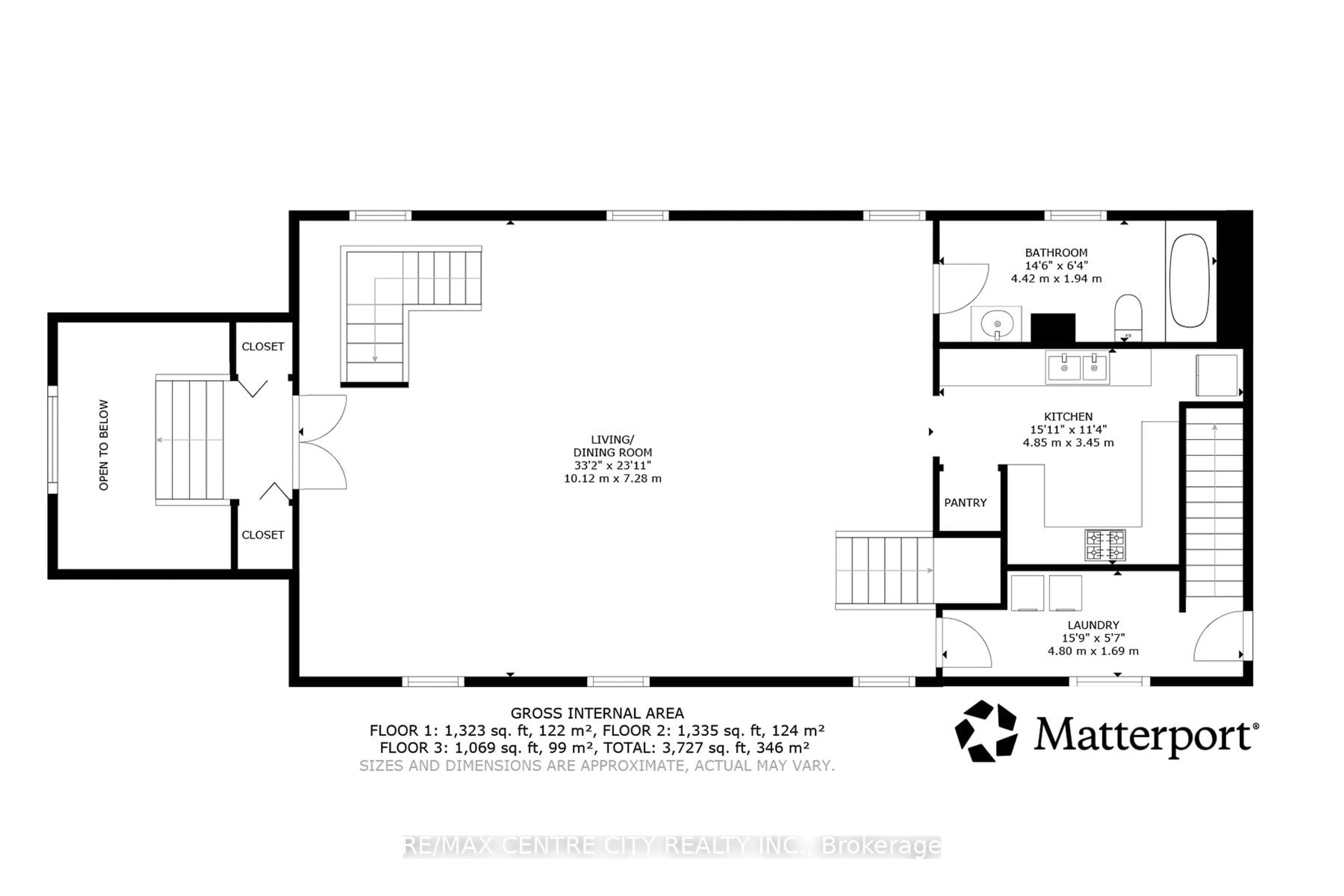 Floor plan for 50 High St, Strathroy-Caradoc Ontario N7G 1G5