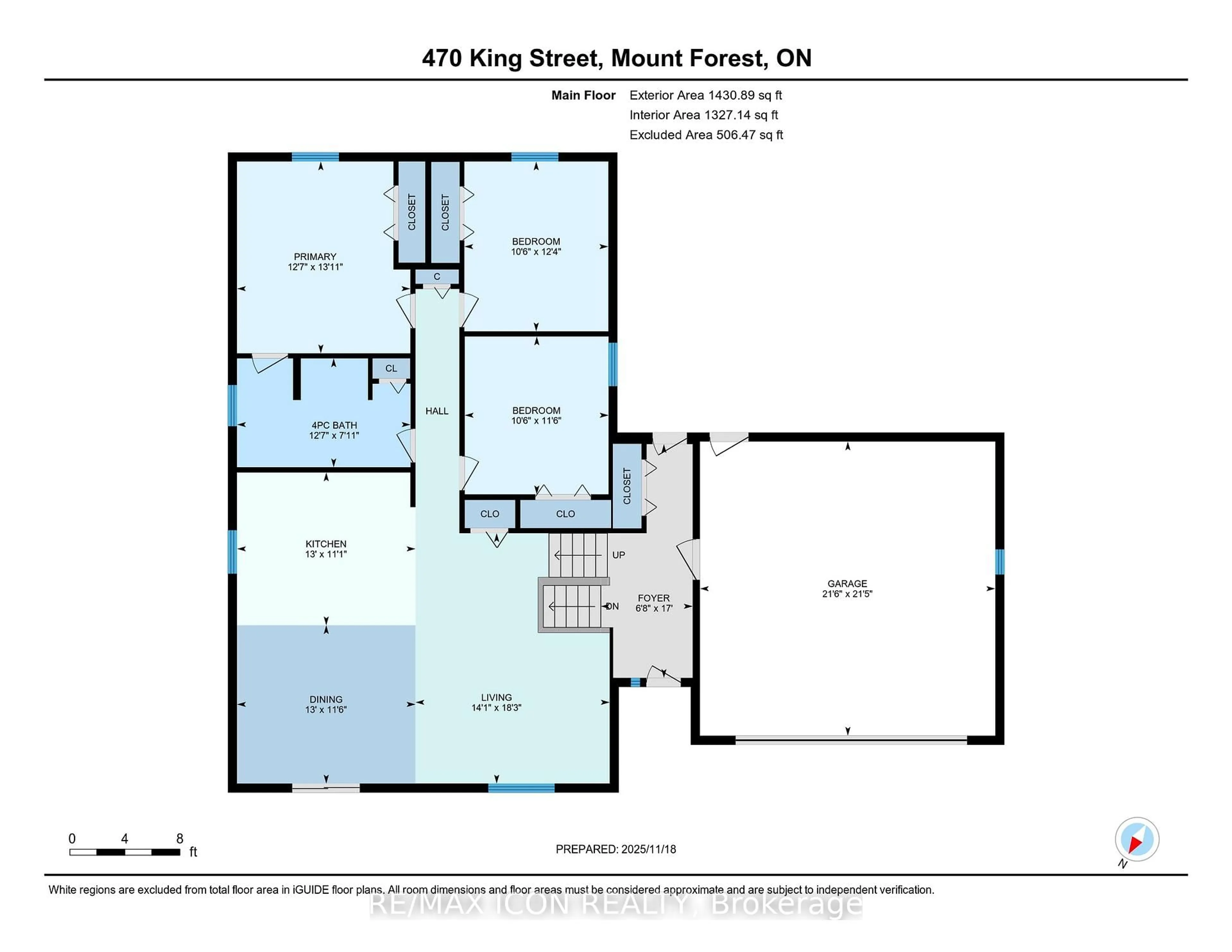 Floor plan for 460 King St, Wellington North Ontario N0G 2L2