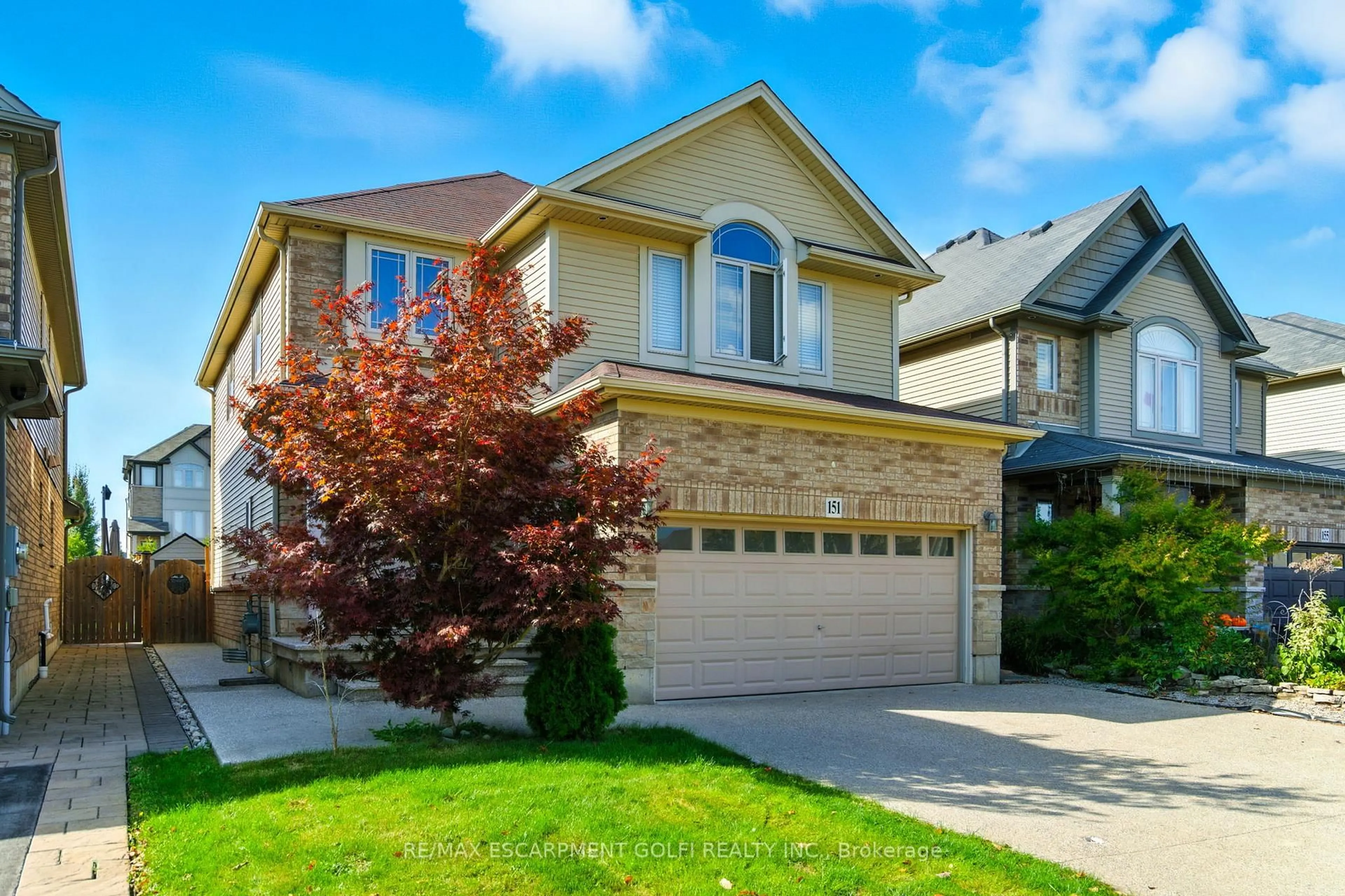 Home with brick exterior material, street for 151 Royal Winter Dr, Hamilton Ontario L0R 1C0