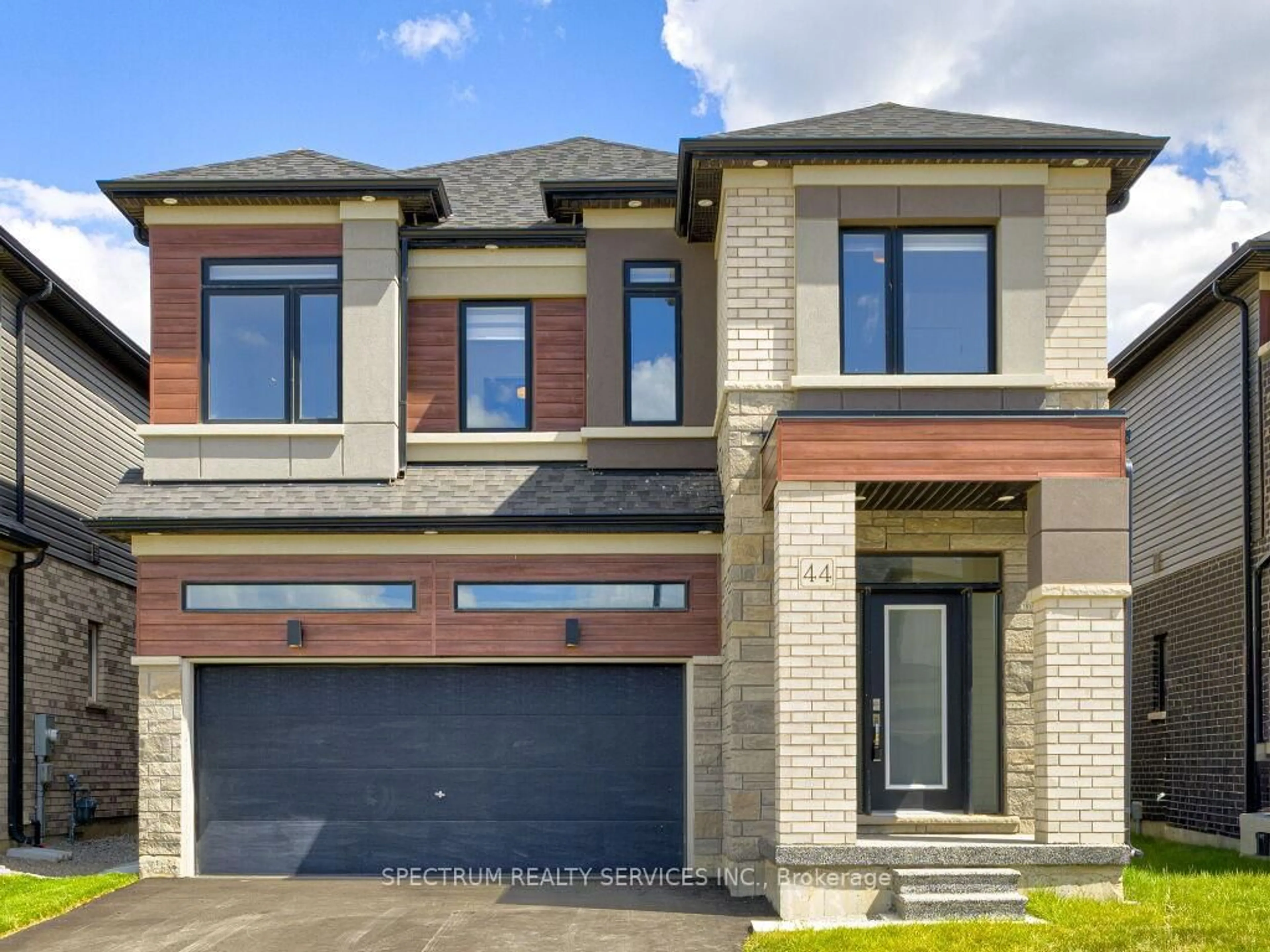 Home with brick exterior material, street for 44 Dennis Ave, Brantford Ontario N3V 0B9