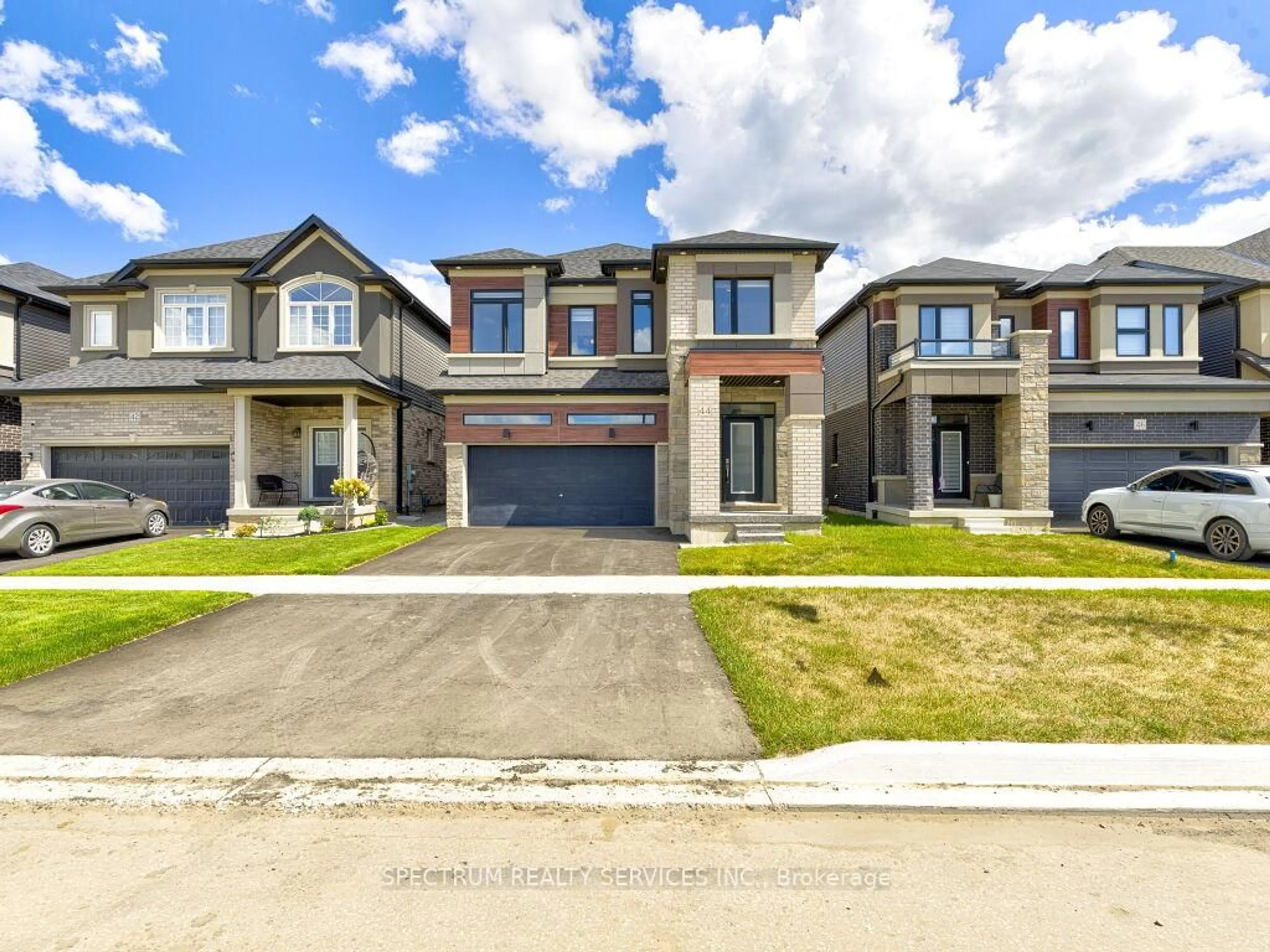 Home with brick exterior material, street for 44 Dennis Ave, Brantford Ontario N3V 0B9