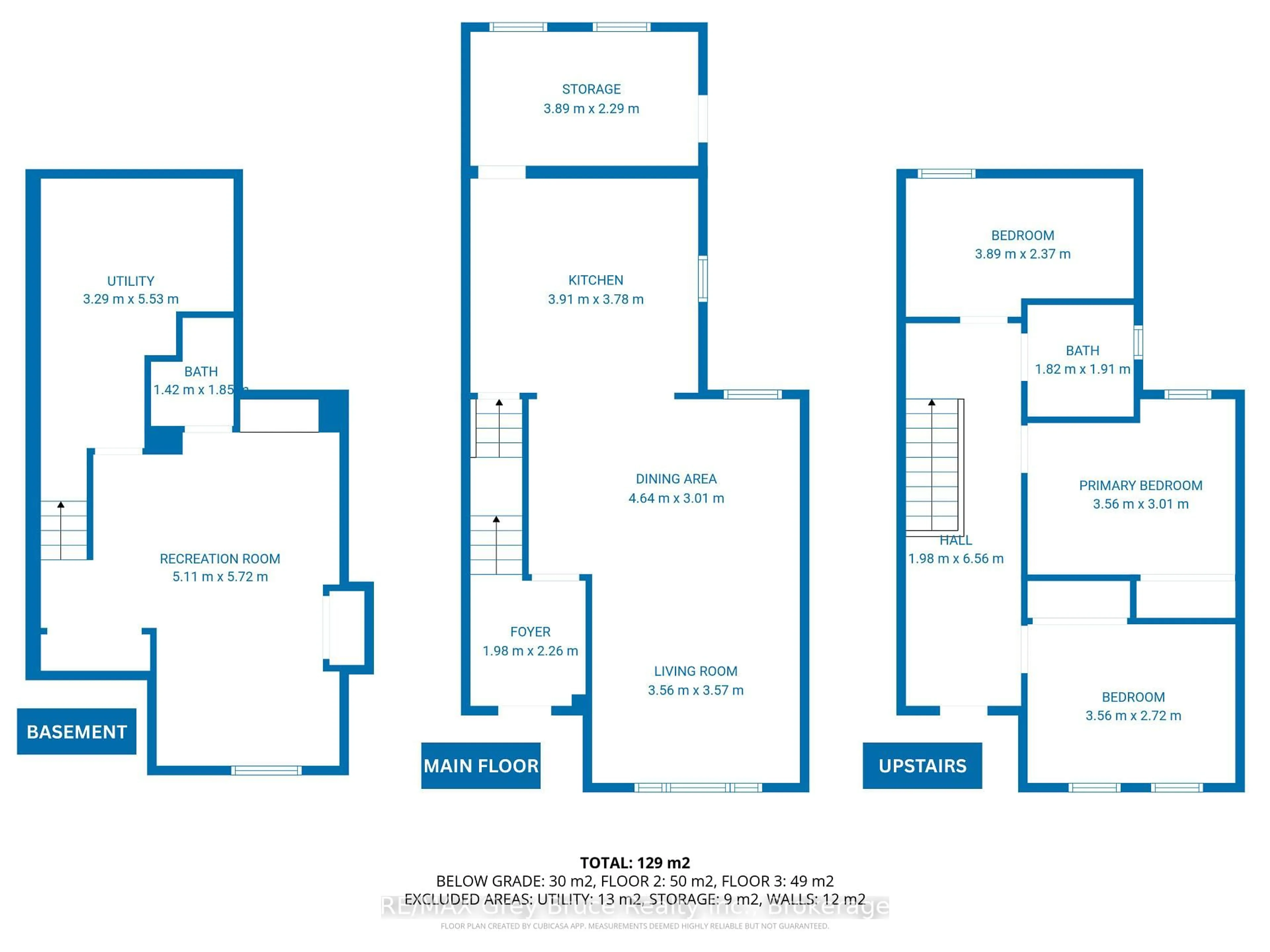 Floor plan for 785 4th Ave, Owen Sound Ontario N4K 2N5