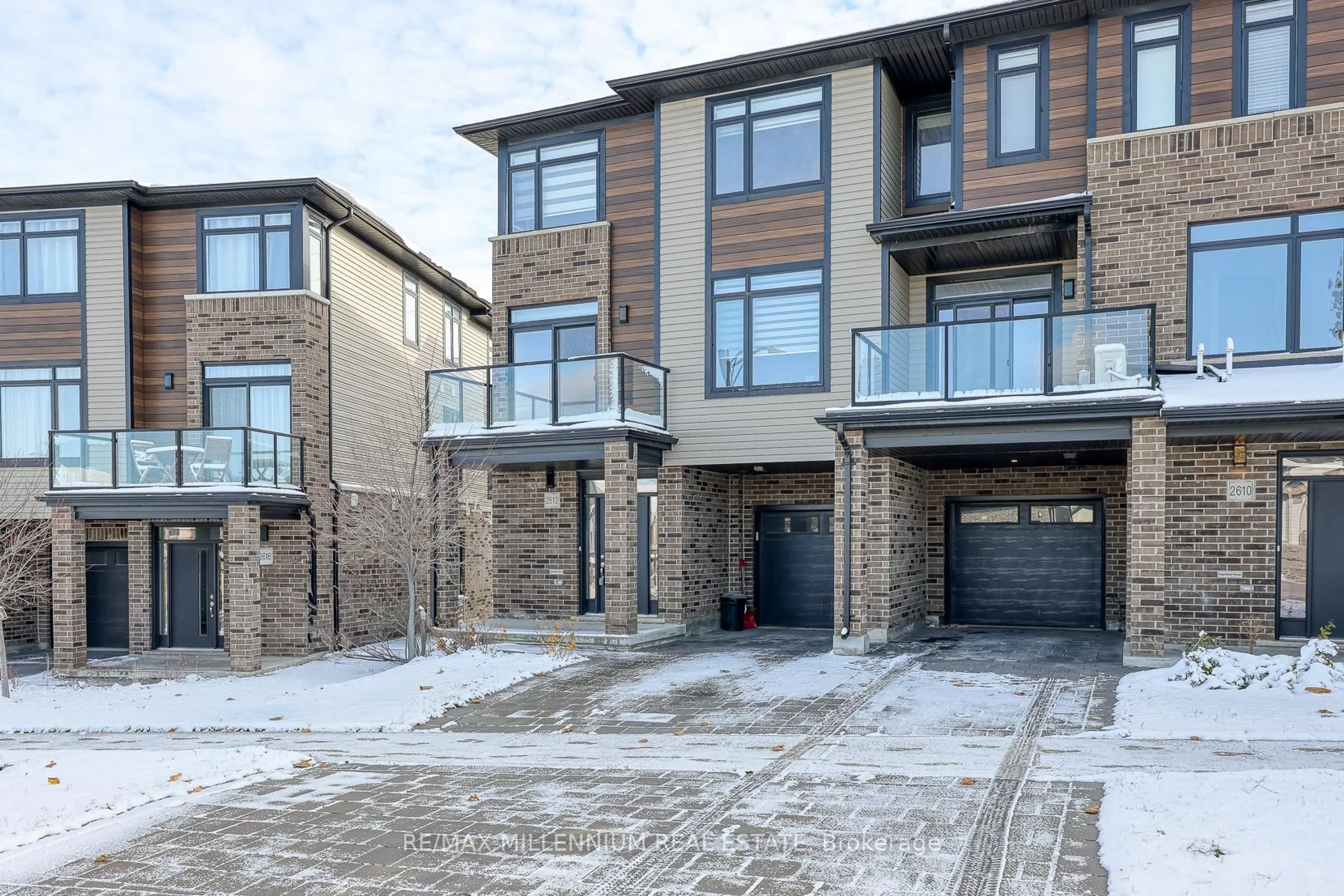 Home with brick exterior material, street for 2612 Sheffield Blvd #5, London South Ontario N6M 0J4