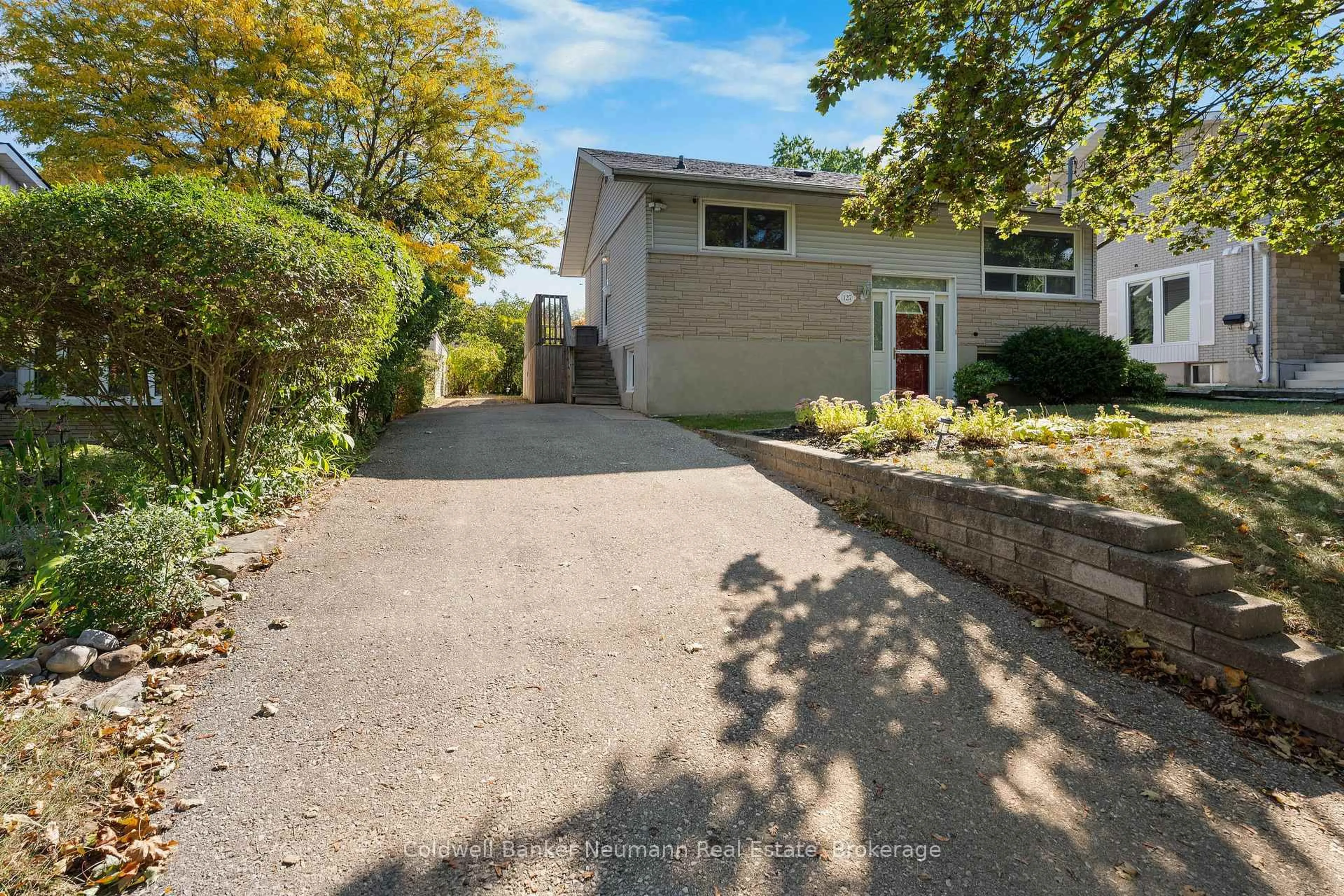 A pic from outside/outdoor area/front of a property/back of a property/a pic from drone, street for 127 Avon Rd, Kitchener Ontario N2B 1T9