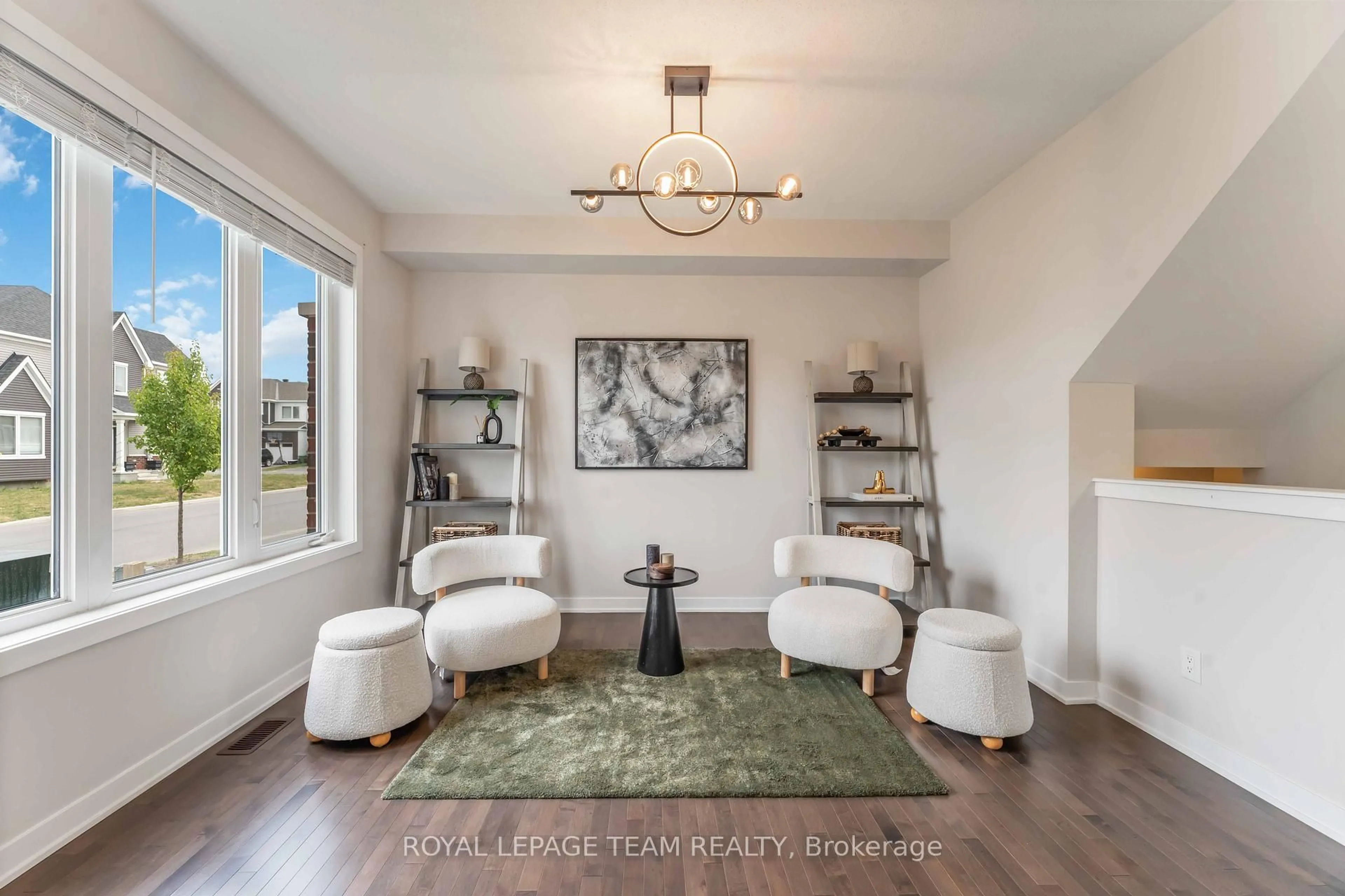 Living room with furniture, unknown for 3040 Travertine Way, Ottawa Ontario K2J 6W9