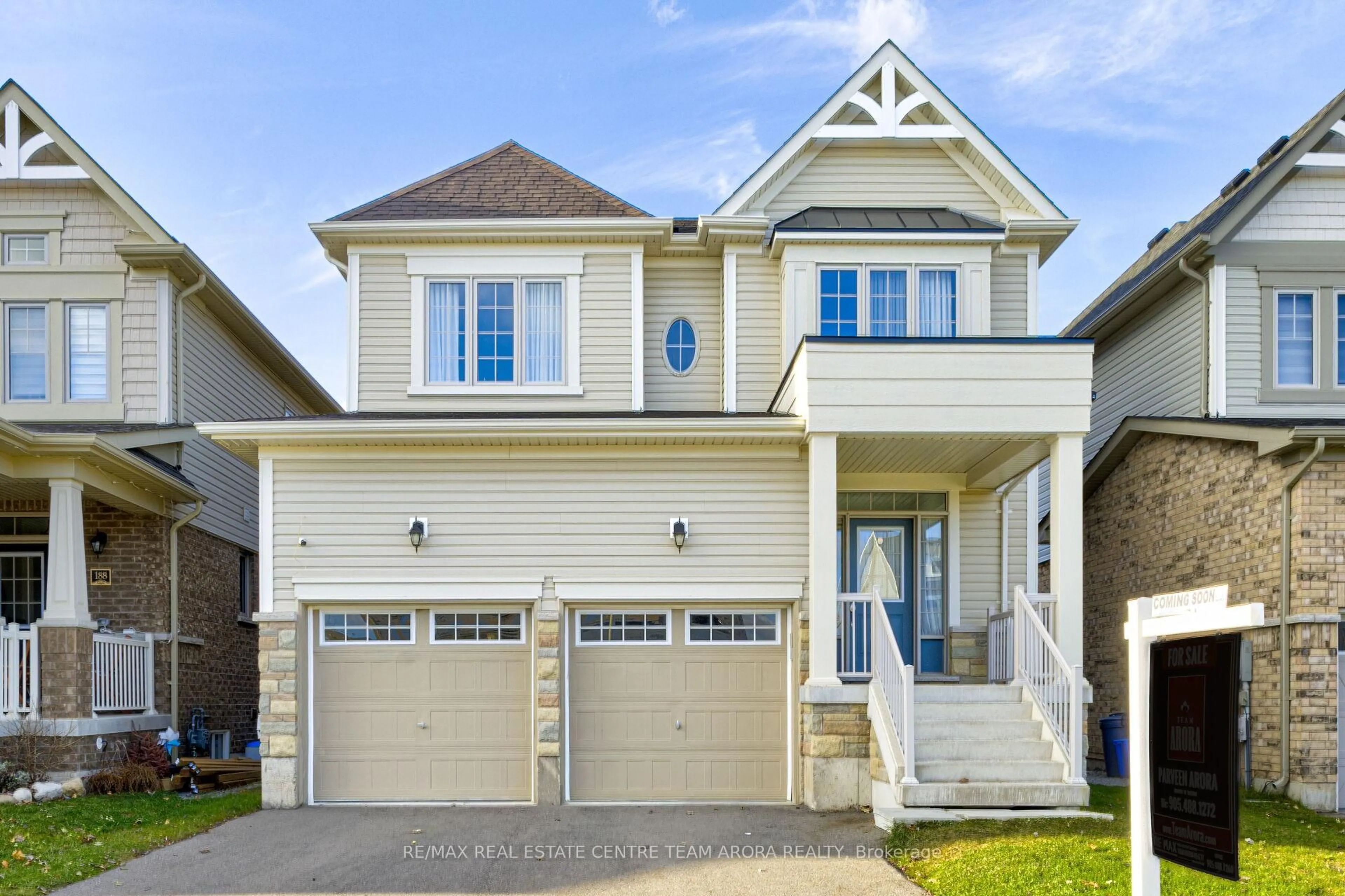 Home with vinyl exterior material, street for 184 EDGAR BONNER Ave, Guelph/Eramosa Ontario N0B 2K0