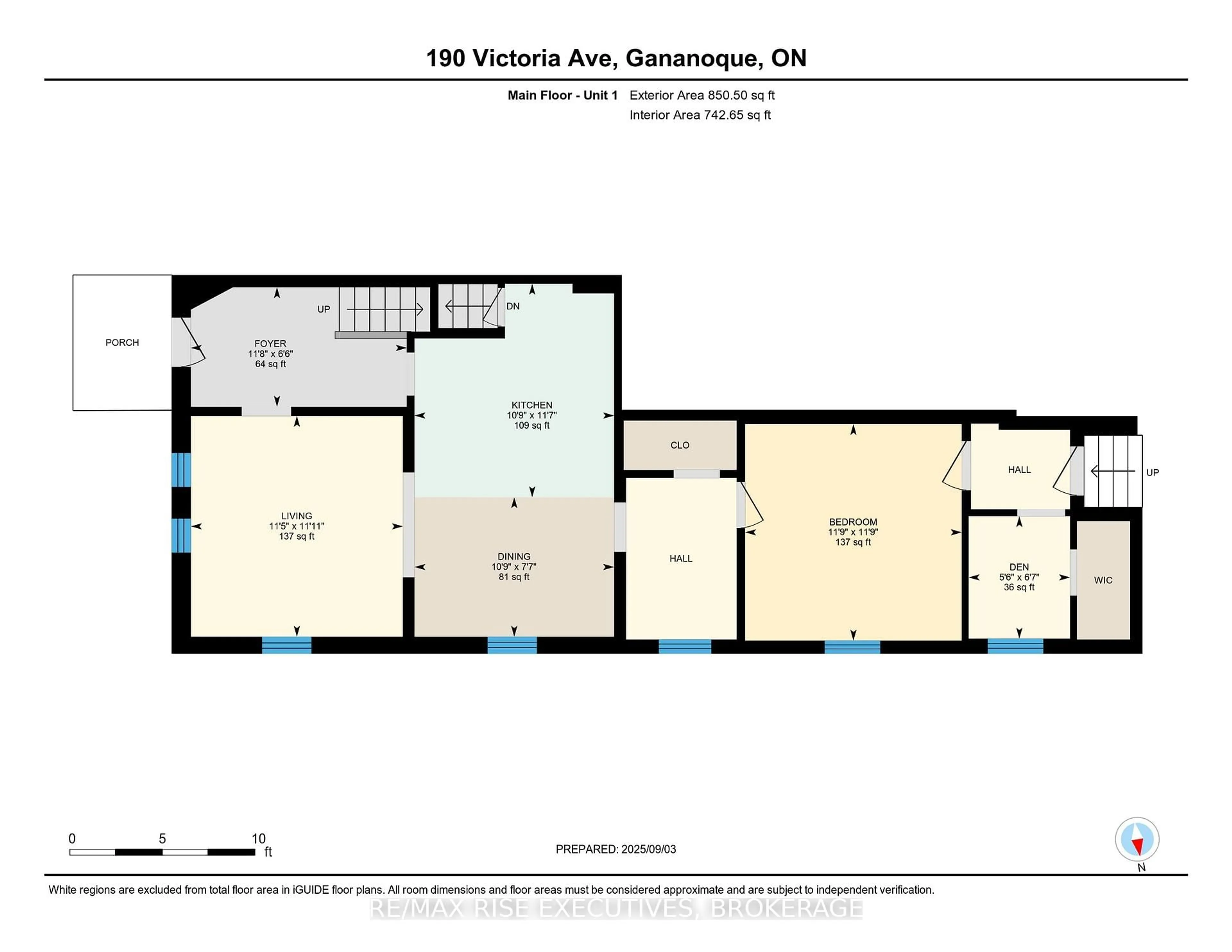 Floor plan for 190 Victoria Ave, Gananoque Ontario K7G 2S1