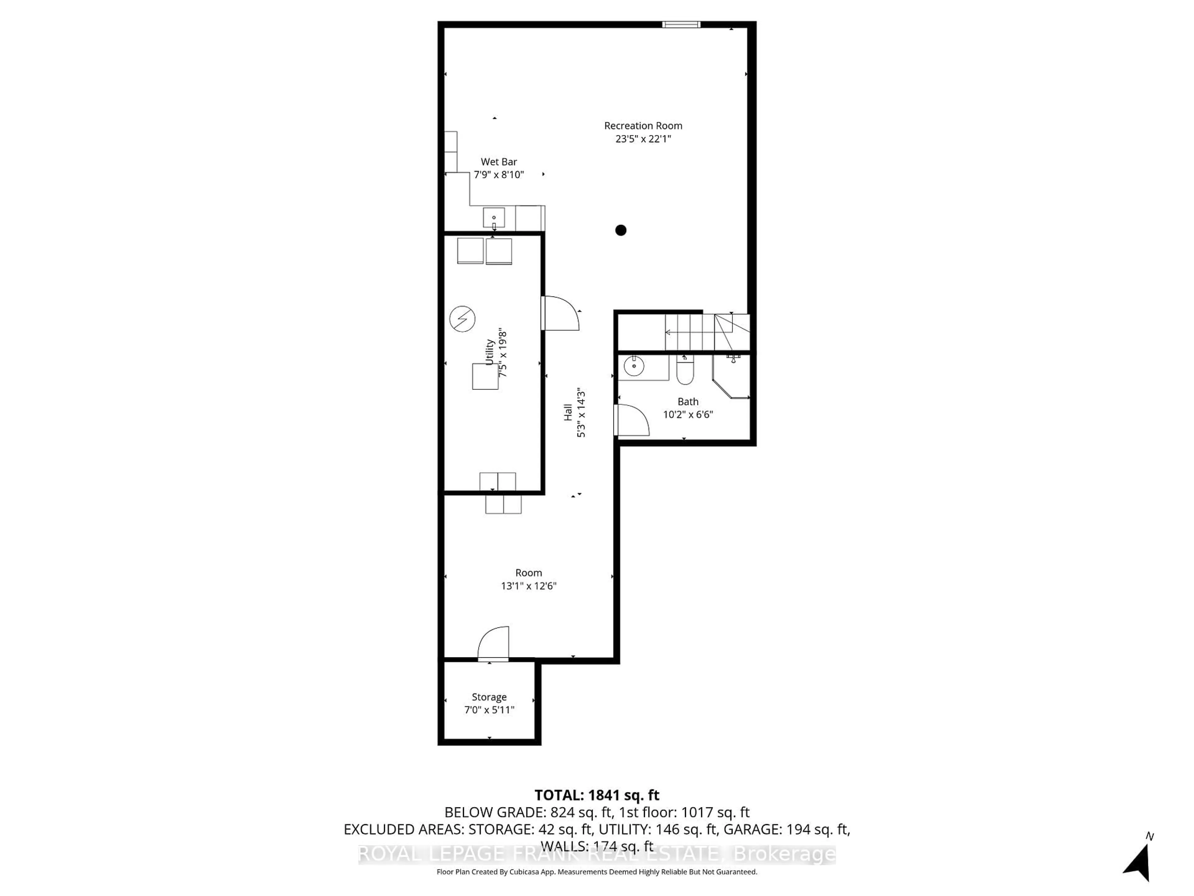 Floor plan for 18 Deacon Cres, Kawartha Lakes Ontario K9V 0L4
