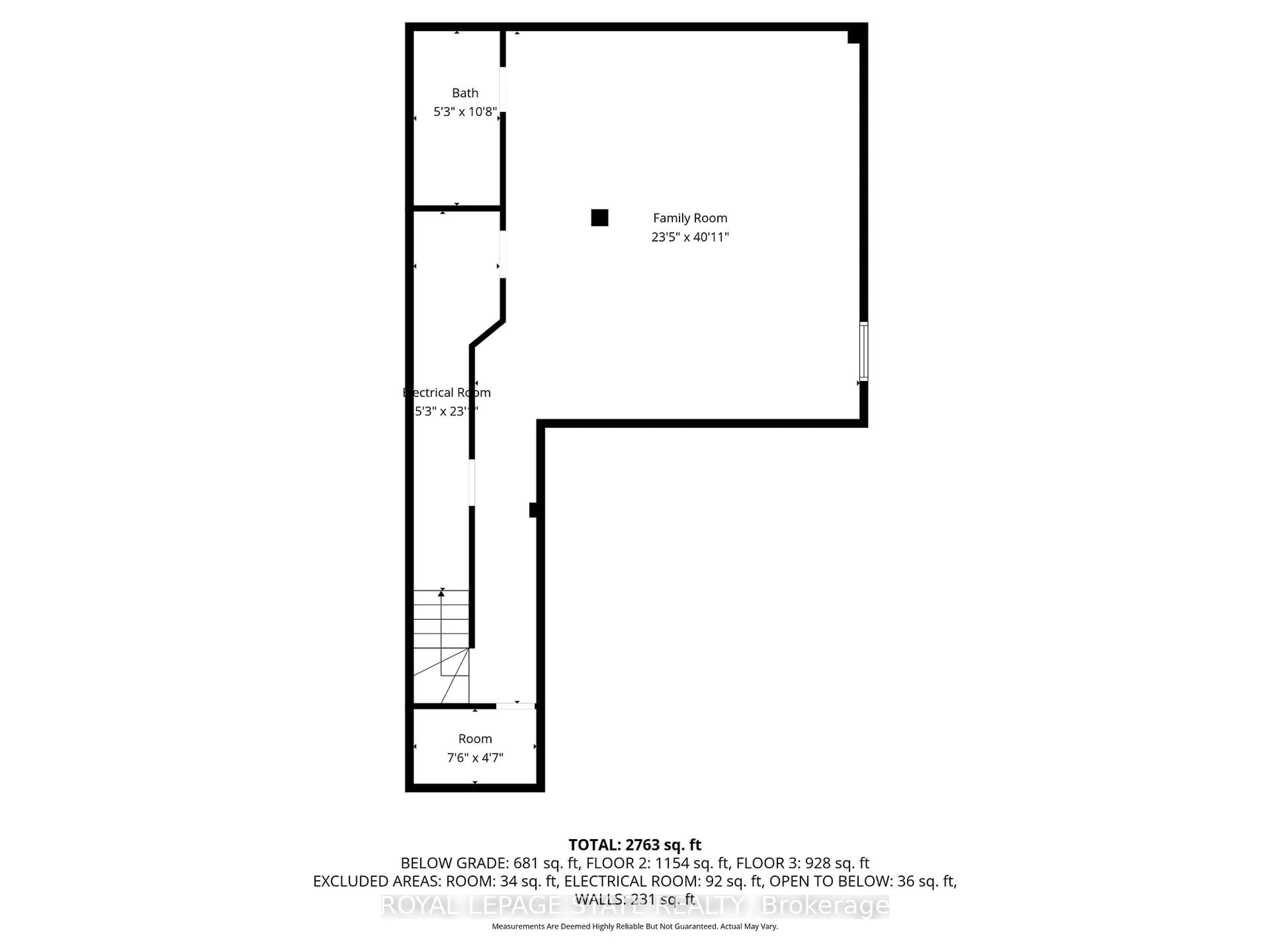 Floor plan for 198 Springvalley Cres, Hamilton Ontario L9C 0B4