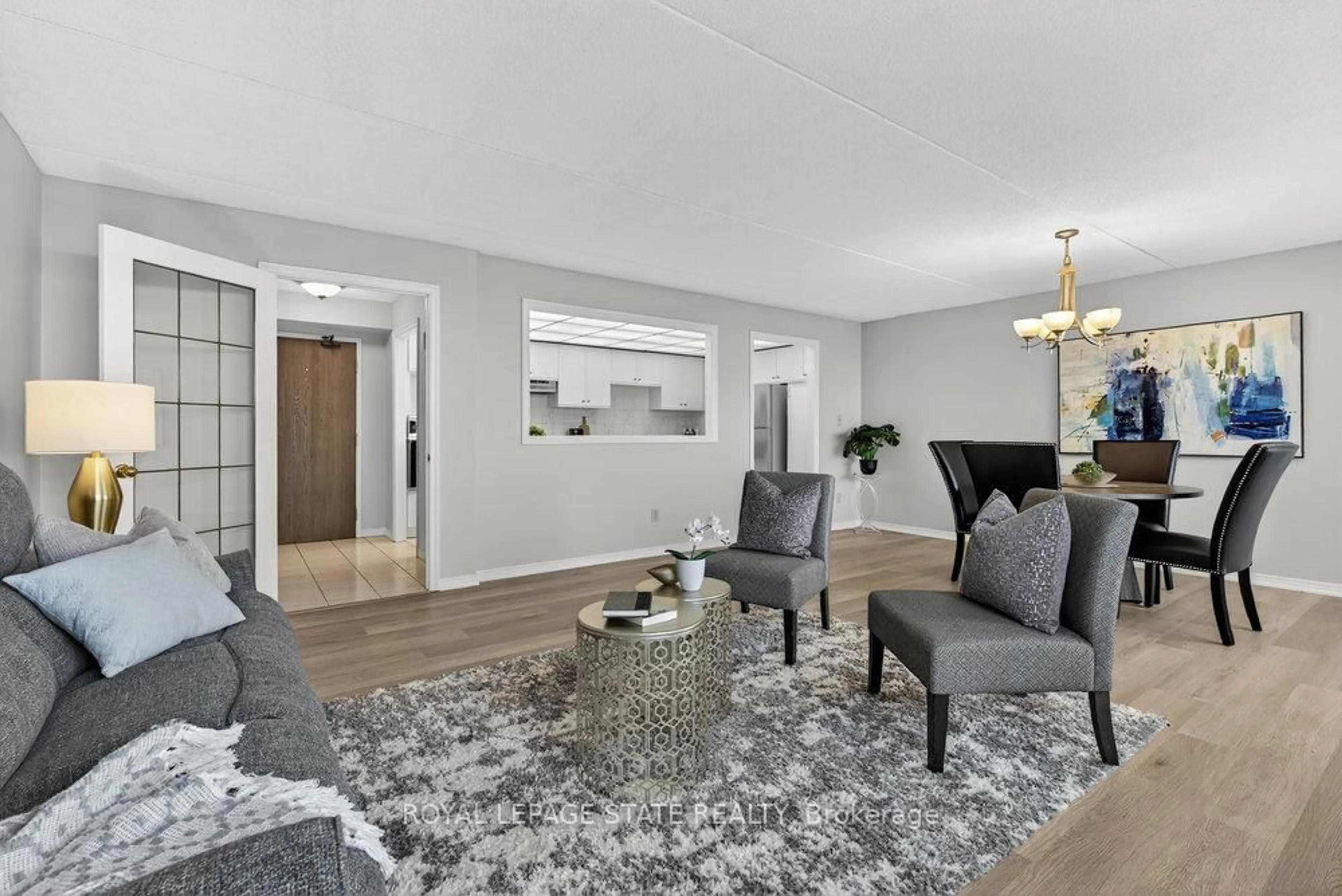 Living room with furniture, unknown for 99 Donn Ave #602, Hamilton Ontario L8G 5B2