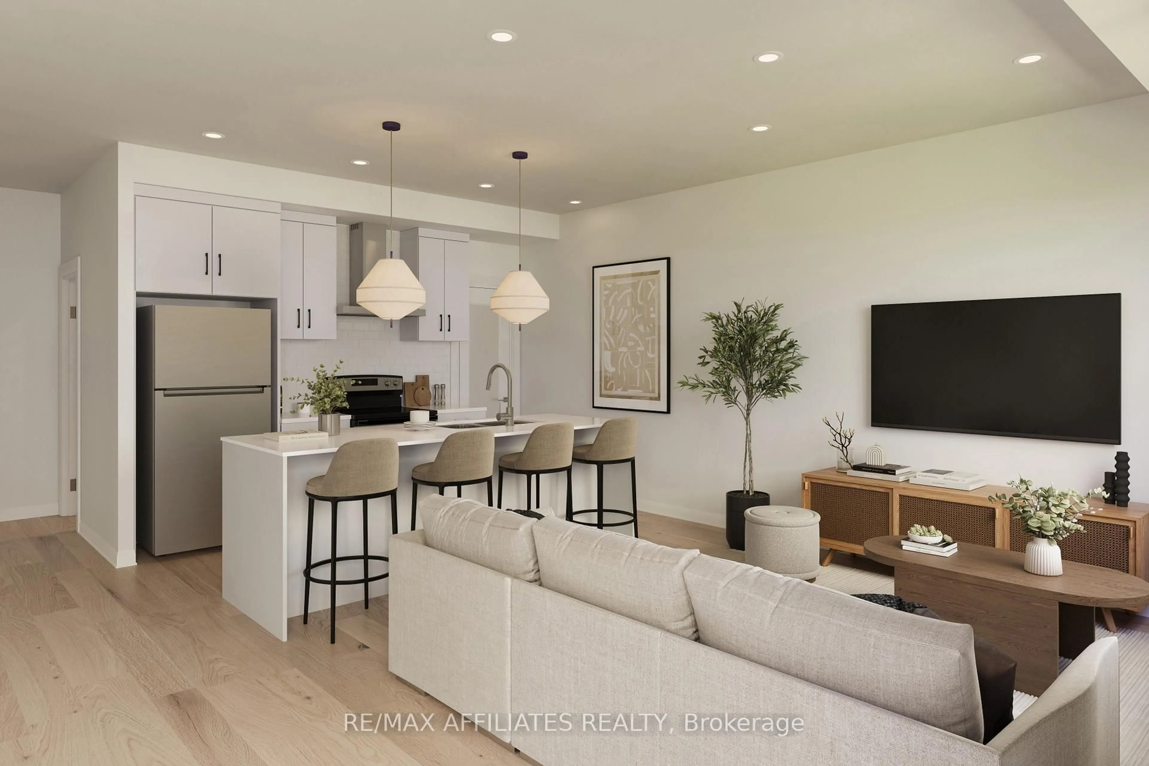 Open concept kitchen, unknown for 575 Escala Private, Orleans Ontario K1W 0T1