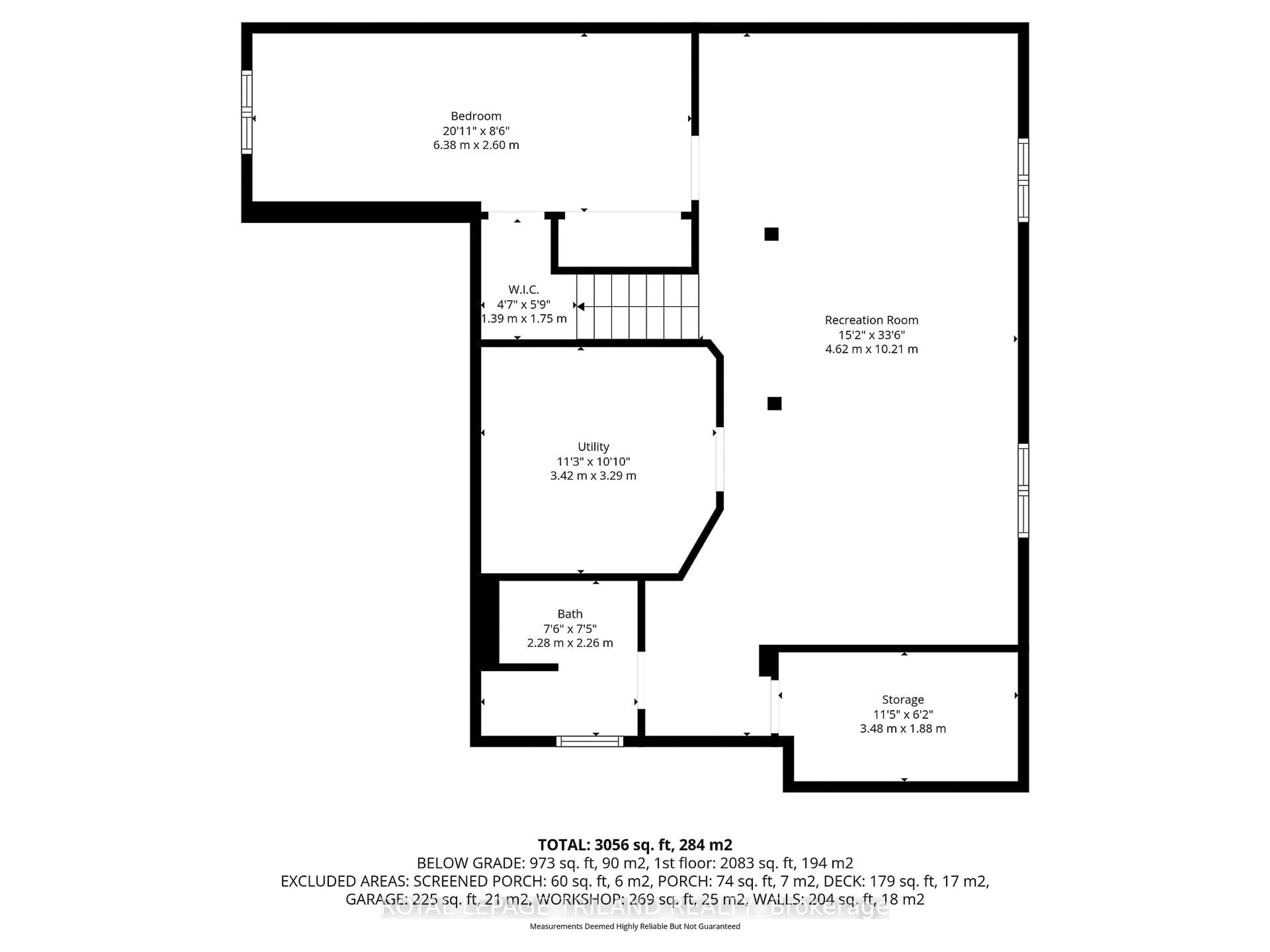 Floor plan for 549 Wellington St, St. Thomas Ontario N5R 6G2