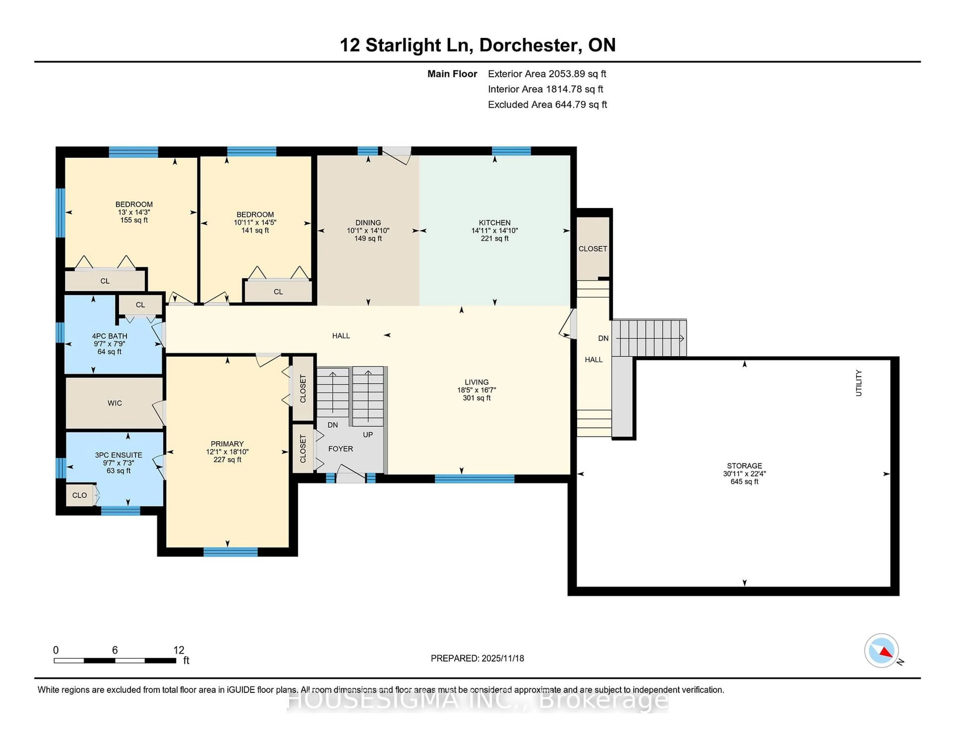 Floor plan for 12 Starlight Lane, Thames Centre Ontario N0L 1G5