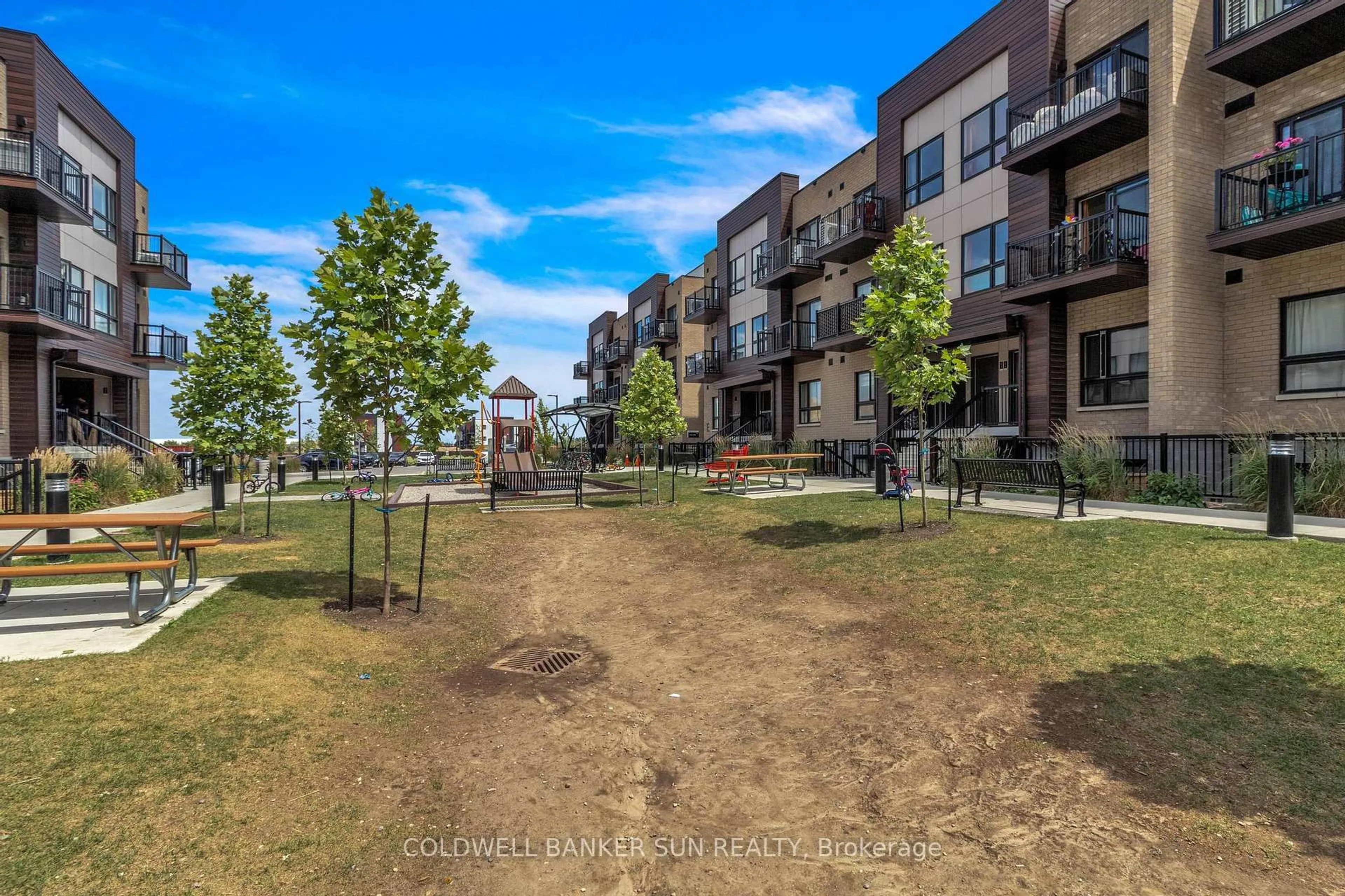 A pic from outside/outdoor area/front of a property/back of a property/a pic from drone, unknown for 20 Palace St #E12, Kitchener Ontario N2E 3R9