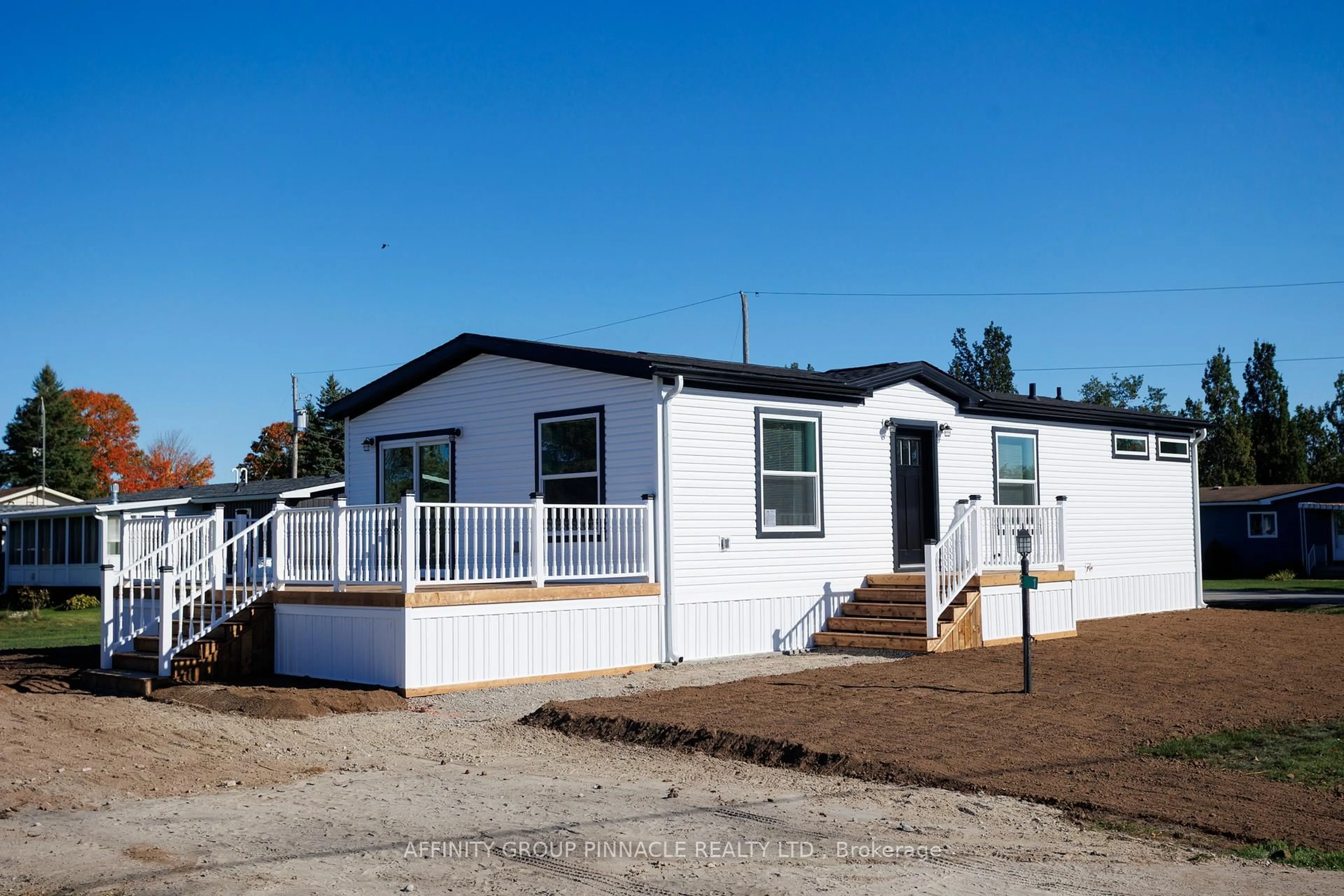 Home with vinyl exterior material, street for 1 Vista Dr, Kawartha Lakes Ontario K9V 0H7