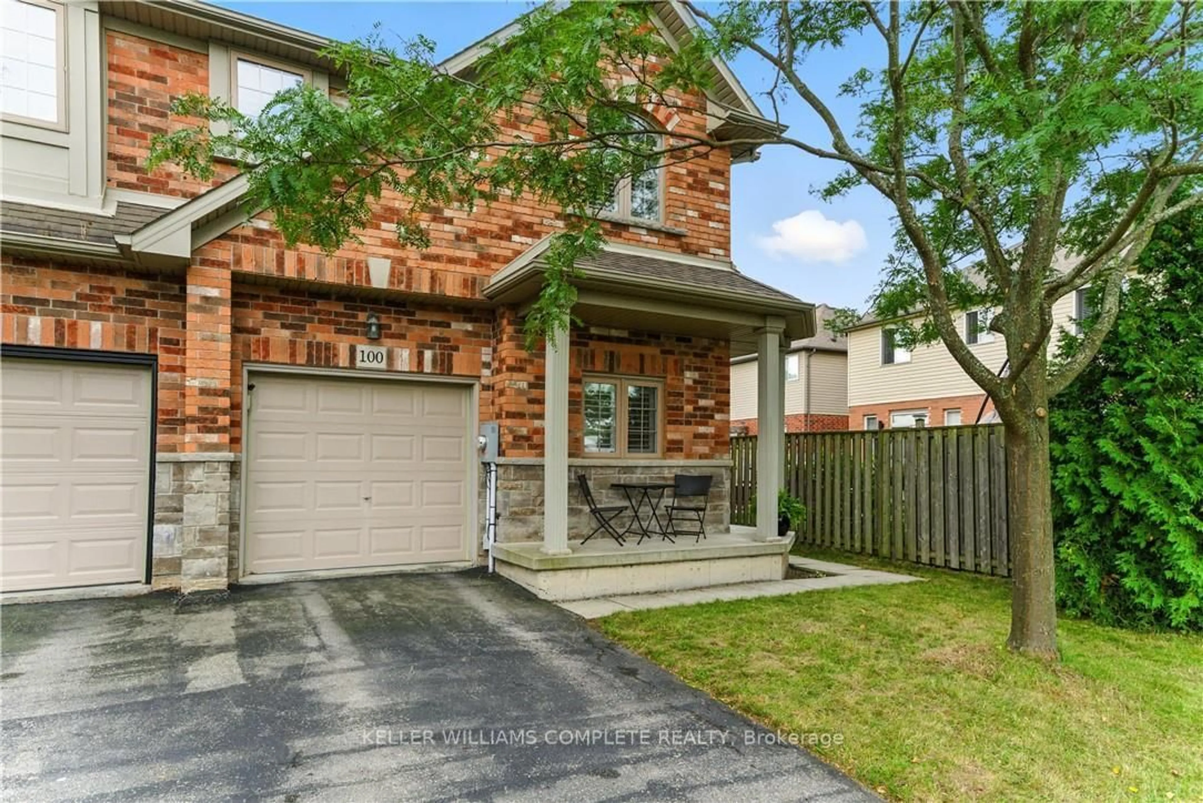 Home with brick exterior material, street for 100 Fall Fair Way, Hamilton Ontario L0R 1C0