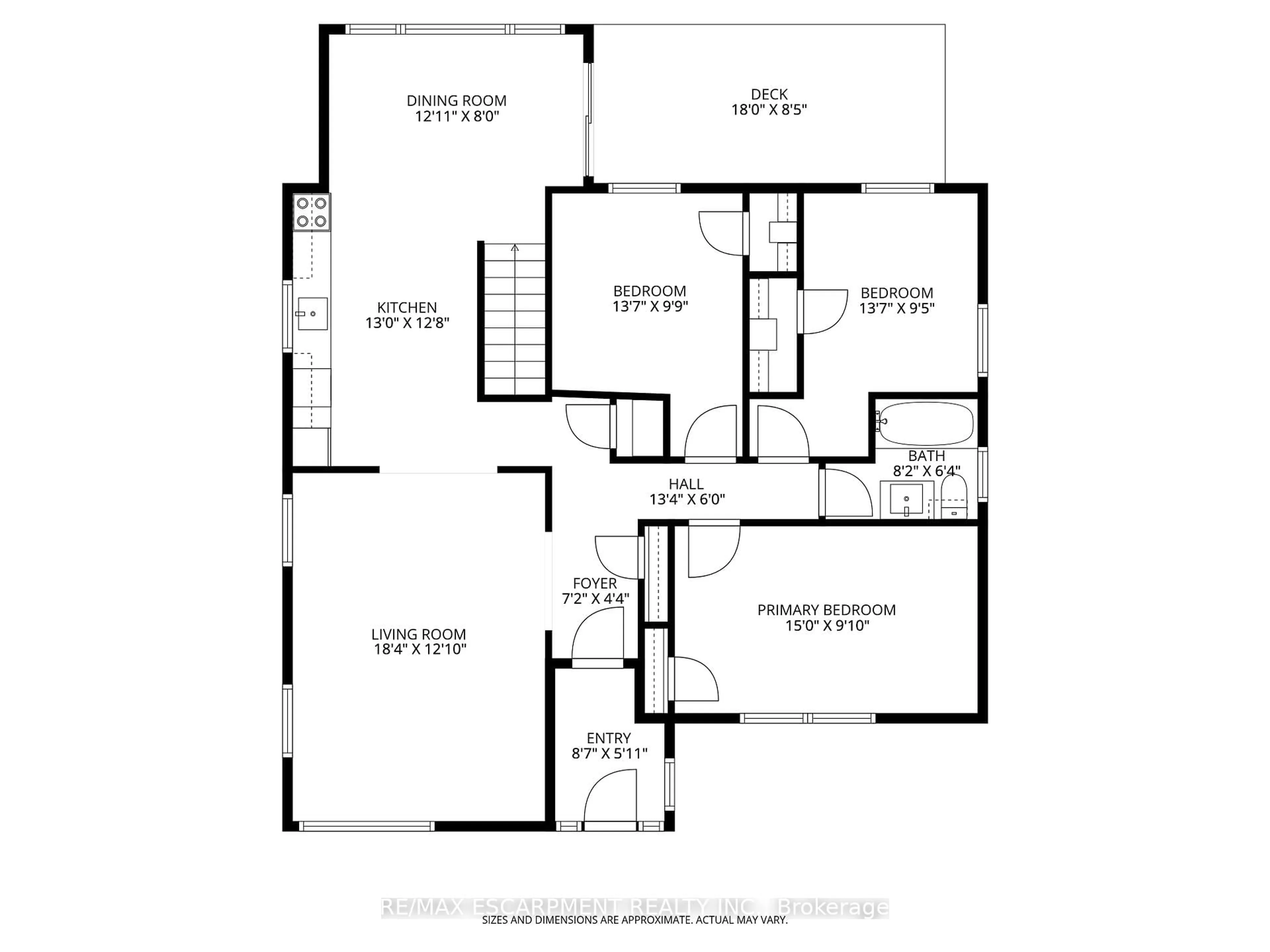 Floor plan for 11 MCMASTER Ave, Hamilton Ontario L9H 4M6