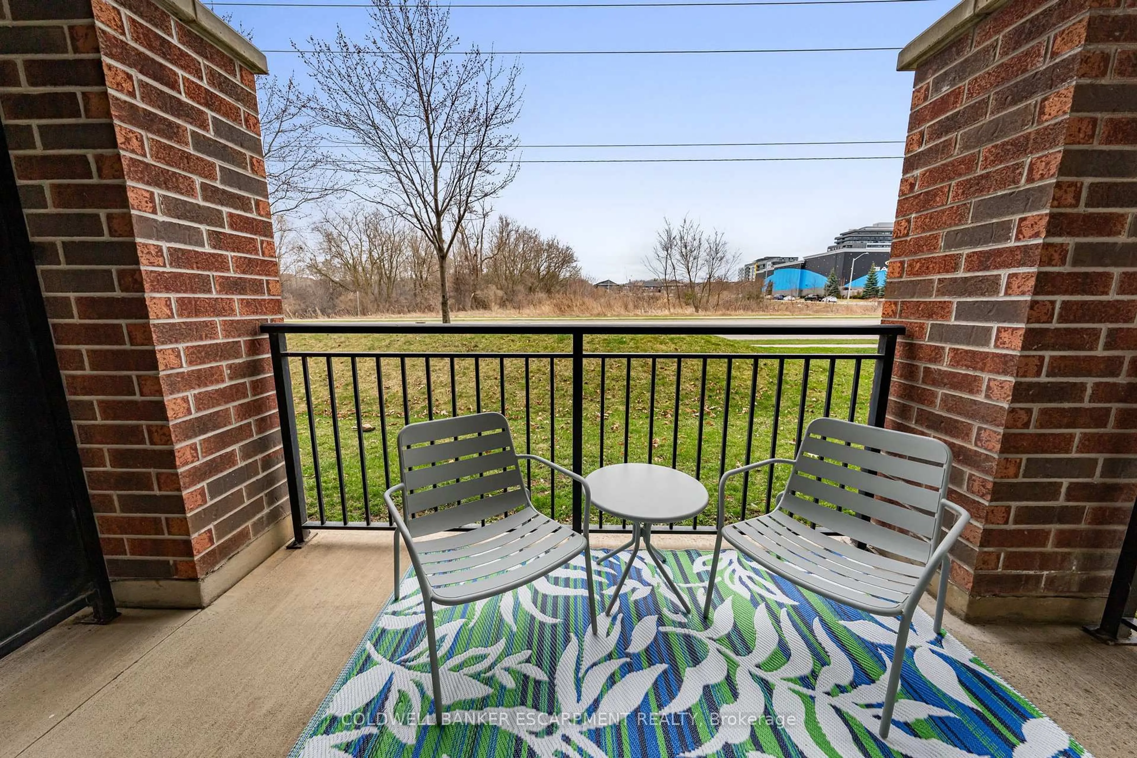 Patio, water/lake/river/ocean view for 43 Goodwin Dr #109, Guelph Ontario N1L 0E8