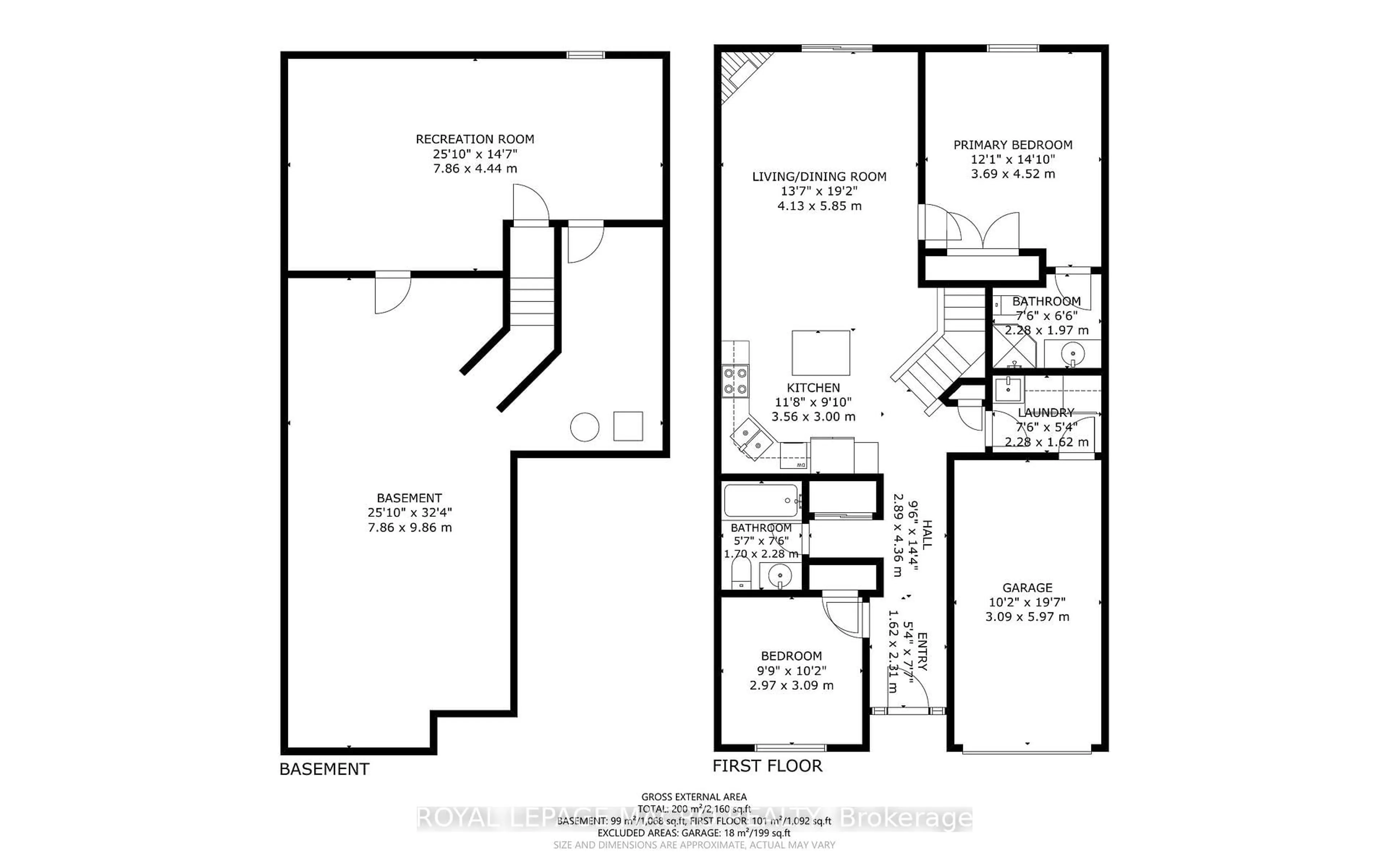 Floor plan for 163 Livingston Ave #3, Grimsby Ontario L3M 5S8